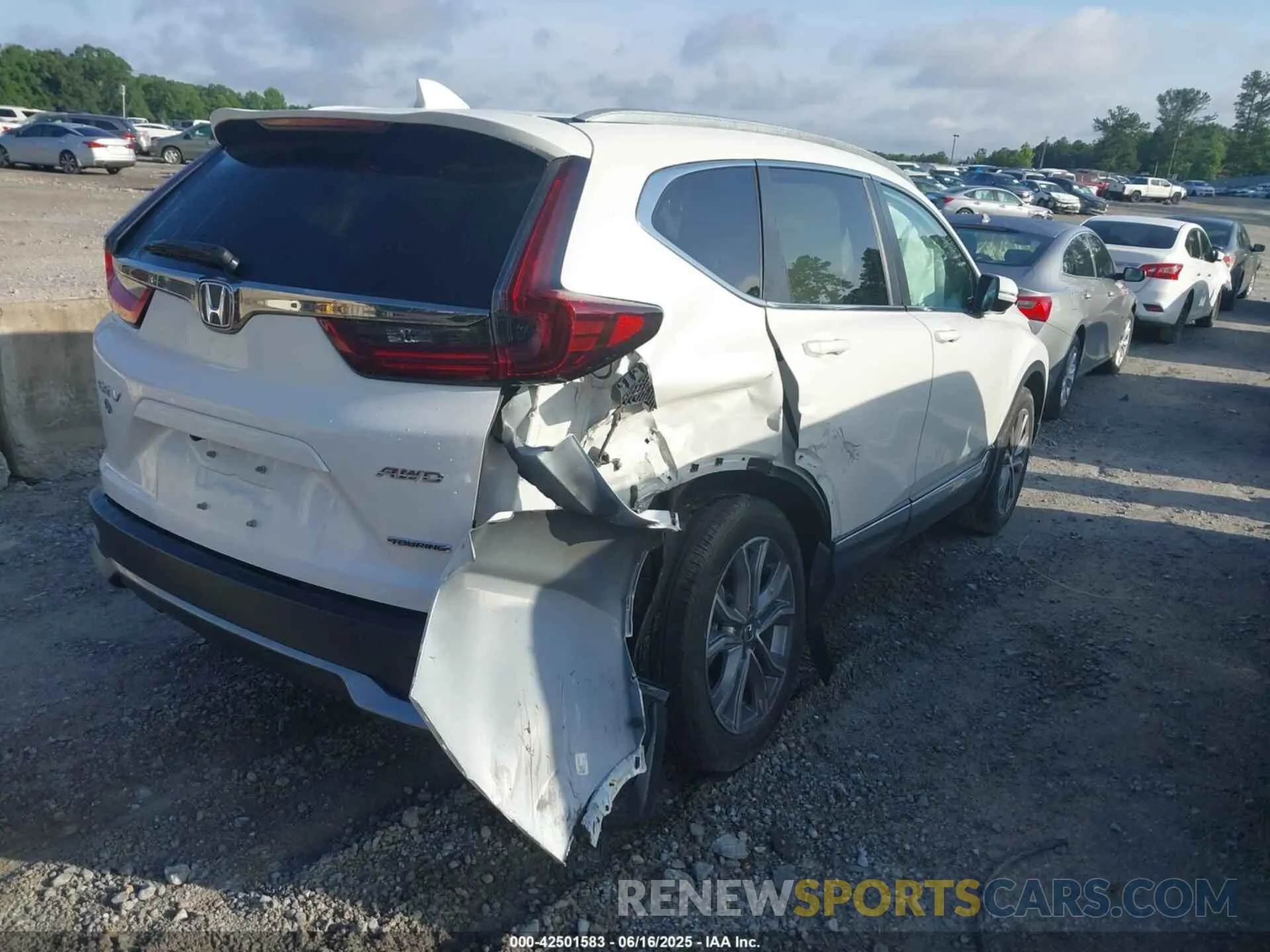 4 Photograph of a damaged car 5J6RW2H95LL002859 HONDA CR-V 2020