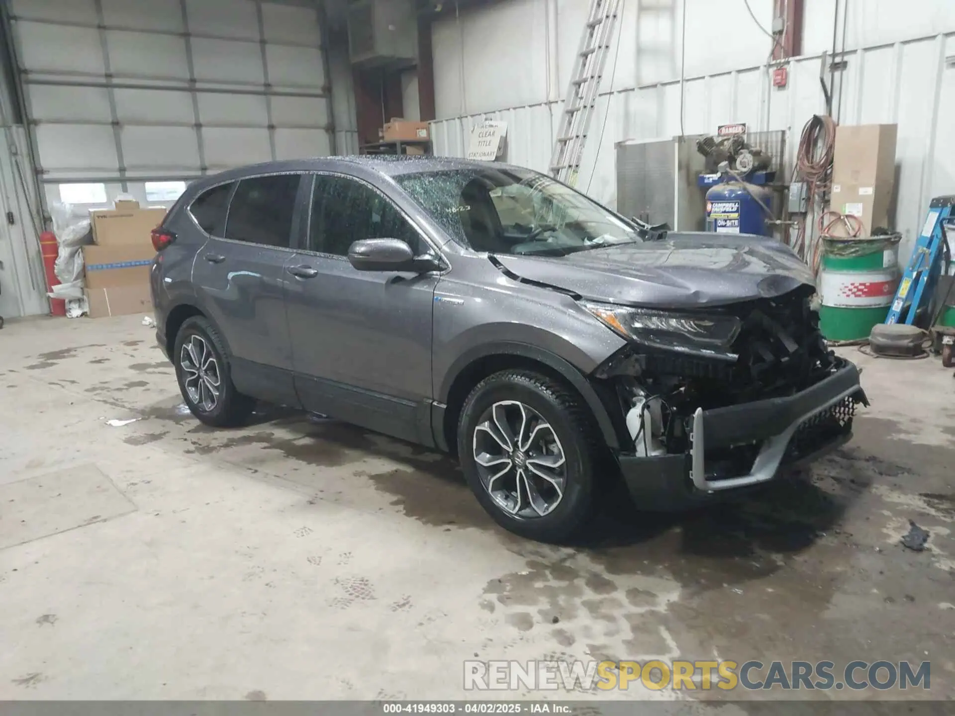 1 Photograph of a damaged car 7FART6H57LE014554 HONDA CR-V 2020