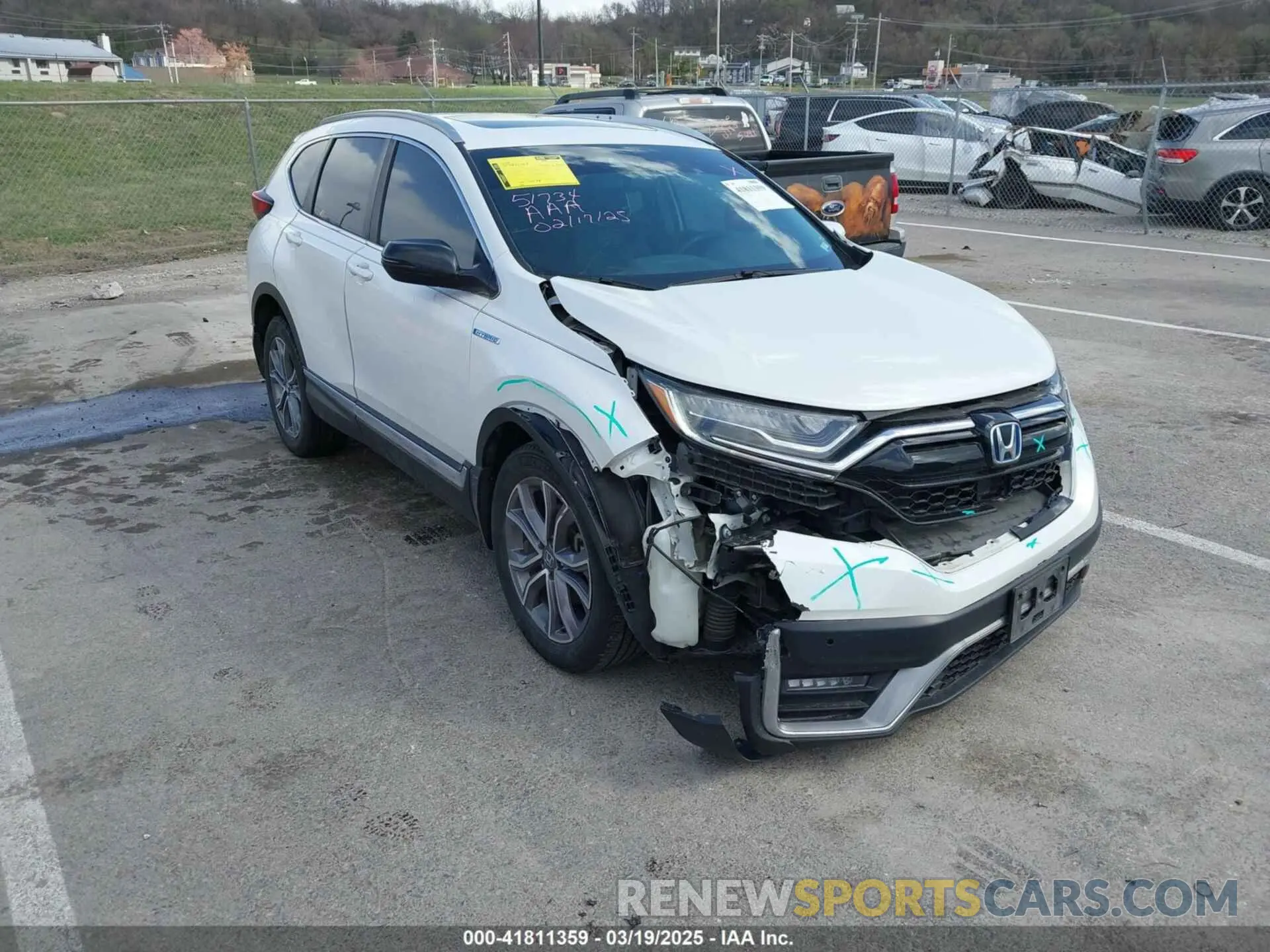 1 Photograph of a damaged car 7FART6H95LE017553 HONDA CR-V 2020