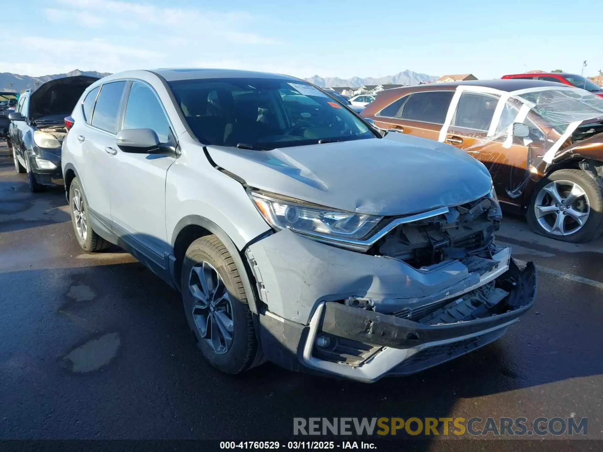 1 Photograph of a damaged car 7FARW1H53LE003139 HONDA CR-V 2020