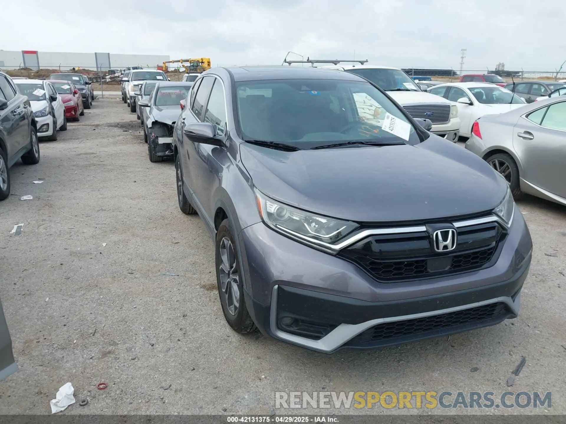 1 Photograph of a damaged car 7FARW1H54LE015008 HONDA CR-V 2020