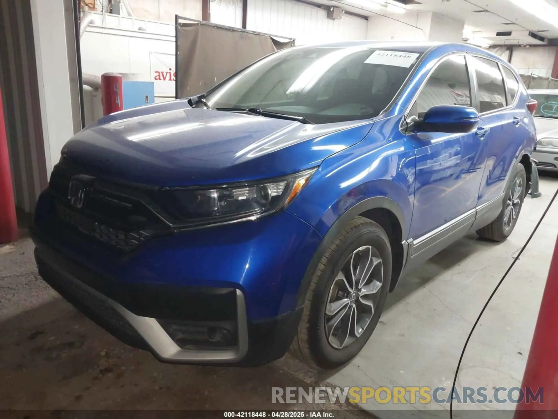2 Photograph of a damaged car 7FARW1H56LE009257 HONDA CR-V 2020