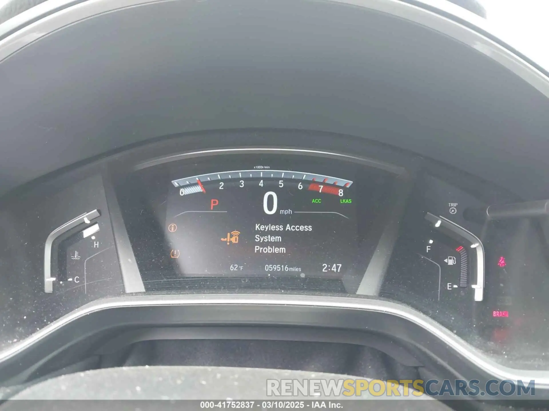 7 Photograph of a damaged car 7FARW1H82LE016524 HONDA CR-V 2020