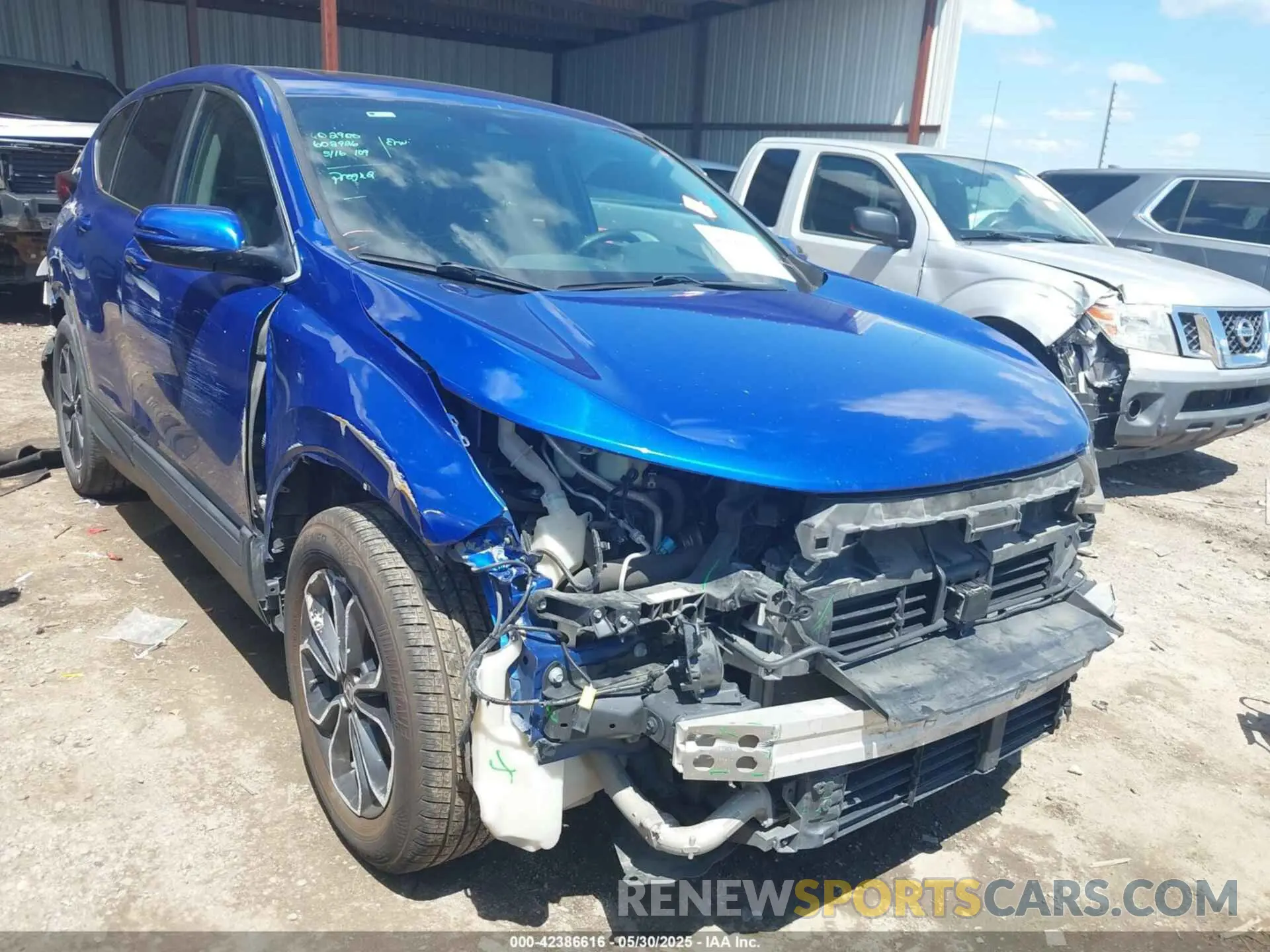 1 Photograph of a damaged car 7FARW1H84LE006433 HONDA CR-V 2020