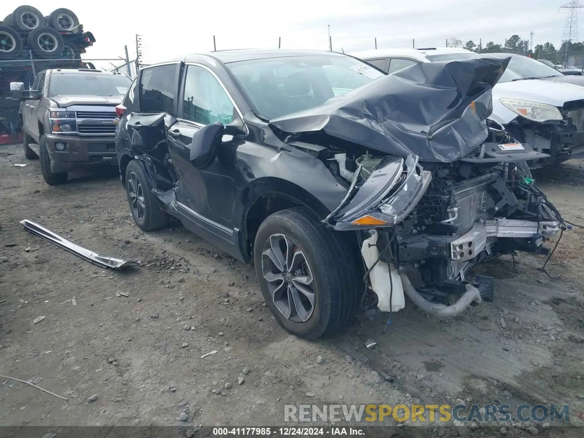 1 Photograph of a damaged car 7FARW1H86LE015697 HONDA CR-V 2020