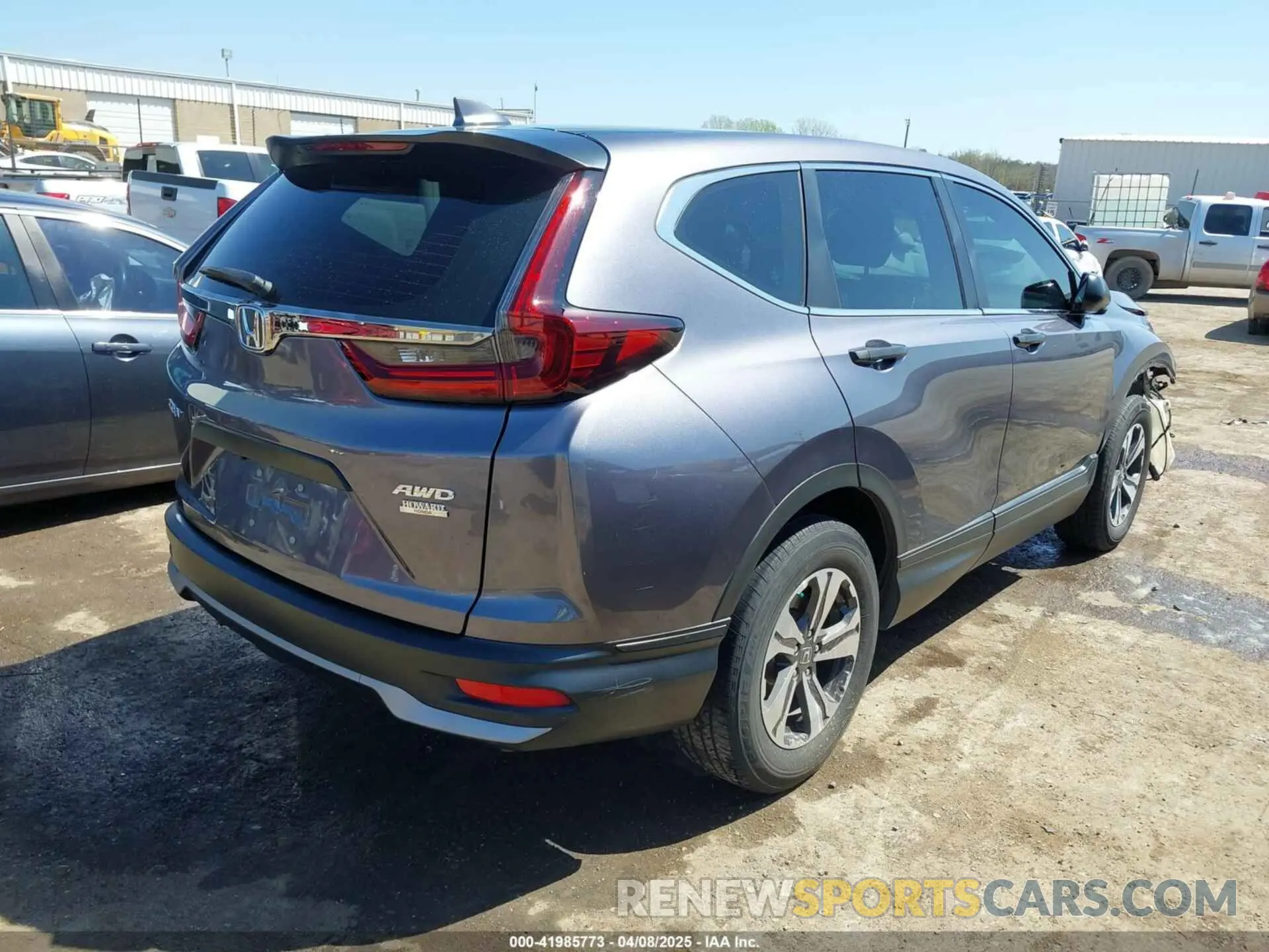 4 Photograph of a damaged car 7FARW2H26LE007147 HONDA CR-V 2020