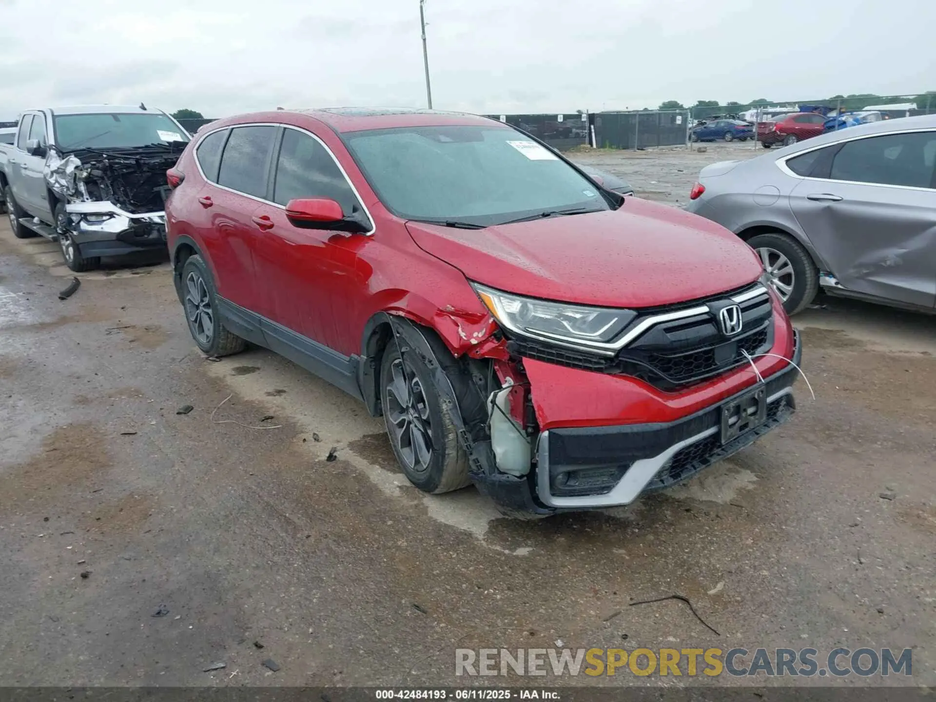 1 Photograph of a damaged car 2HKRW1H50MH419891 HONDA CR-V 2021