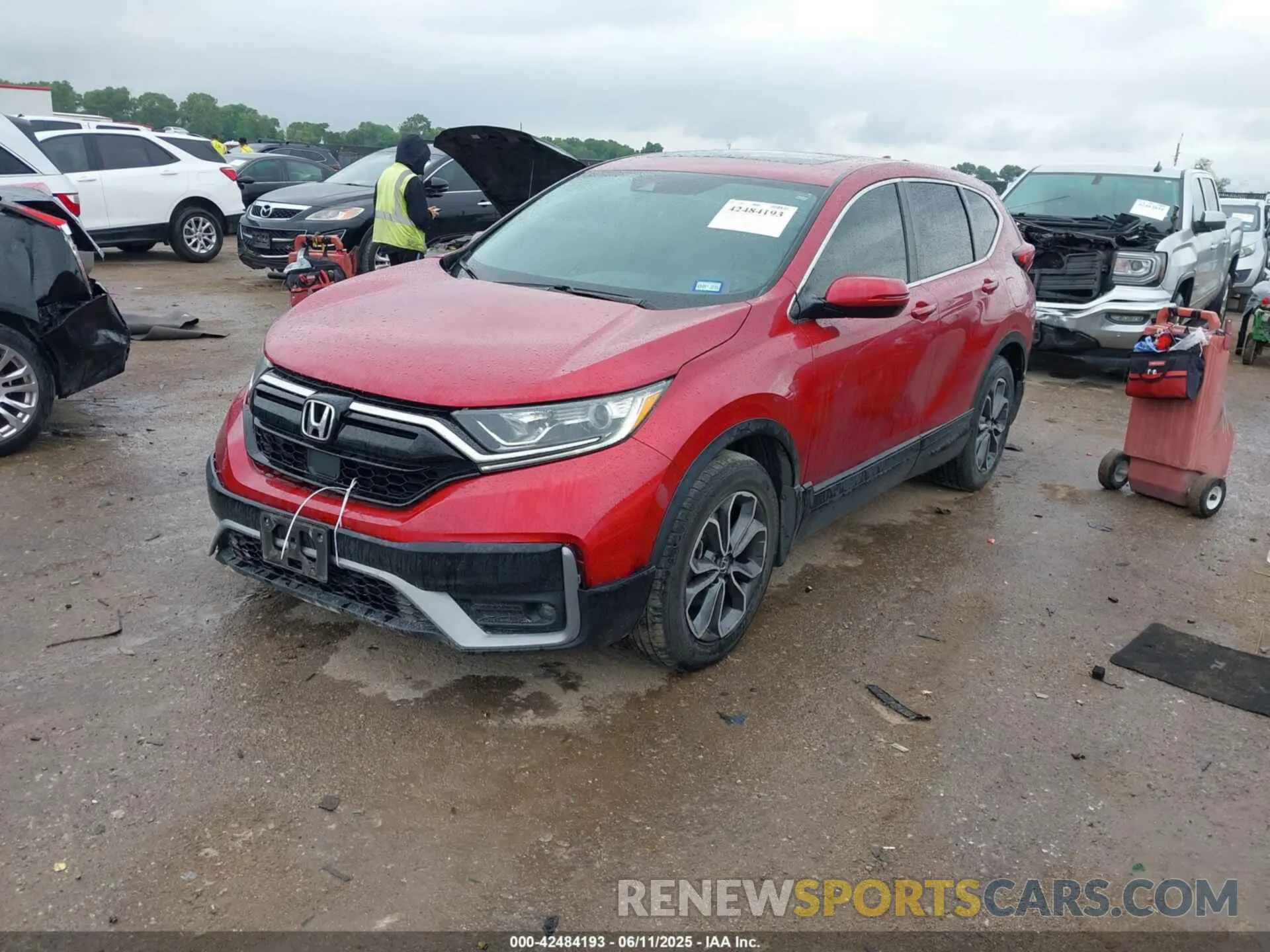 2 Photograph of a damaged car 2HKRW1H50MH419891 HONDA CR-V 2021