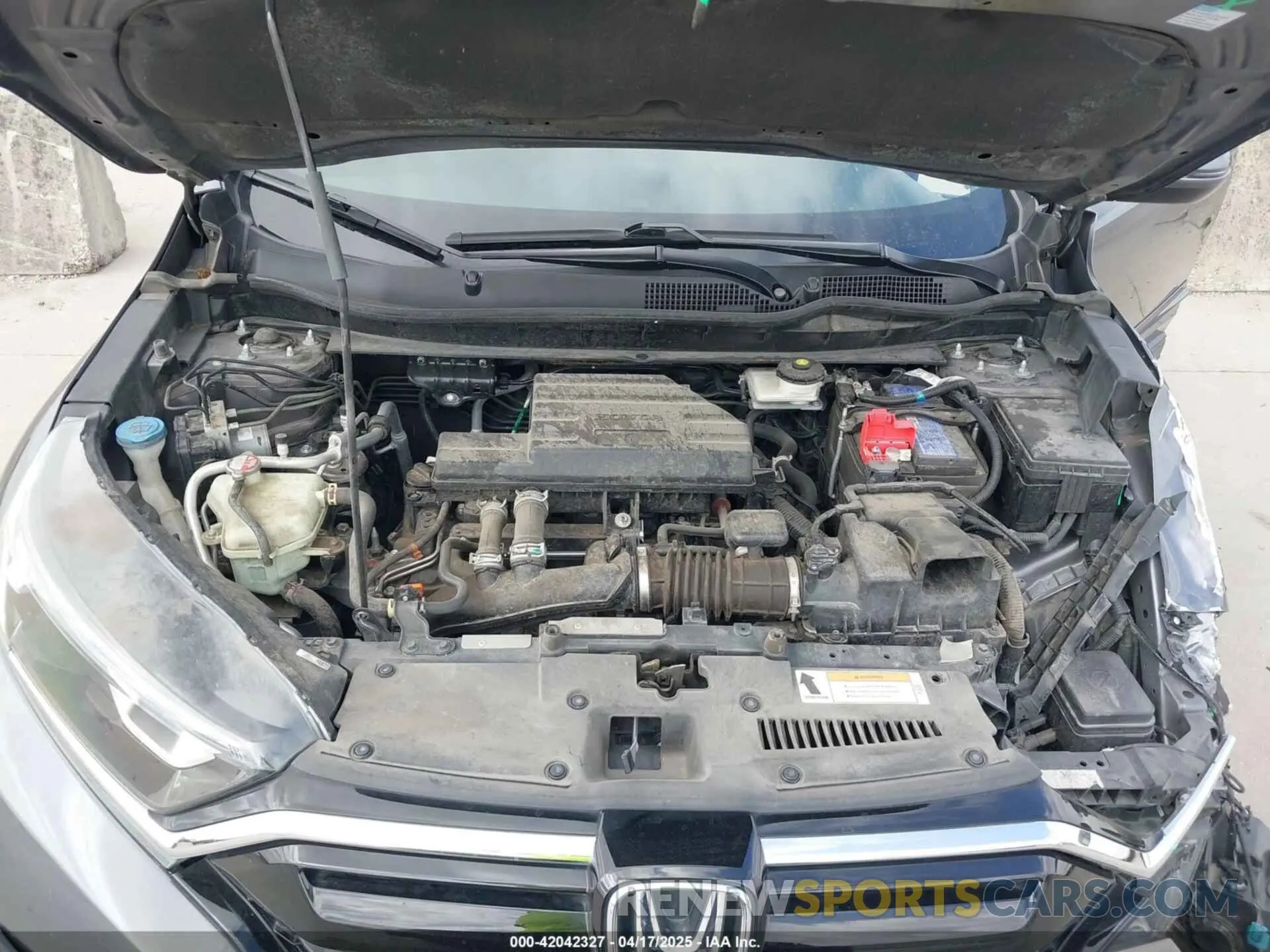 10 Photograph of a damaged car 2HKRW1H50MH424797 HONDA CR-V 2021