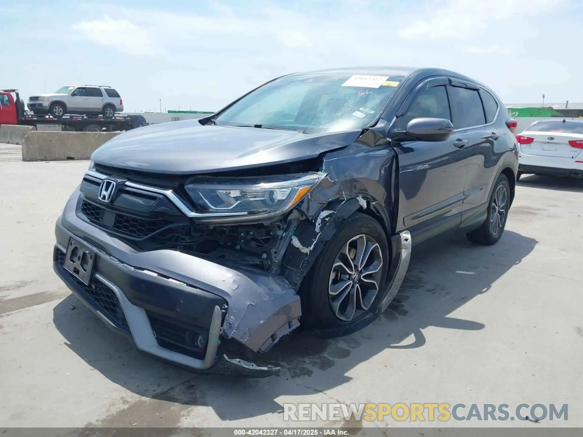 2 Photograph of a damaged car 2HKRW1H50MH424797 HONDA CR-V 2021