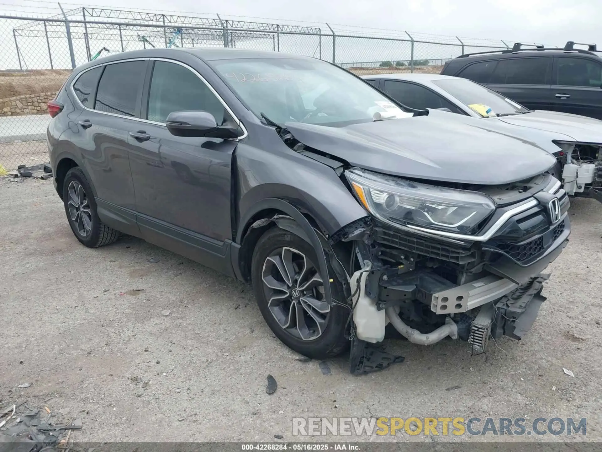 1 Photograph of a damaged car 2HKRW1H51MH403599 HONDA CR-V 2021