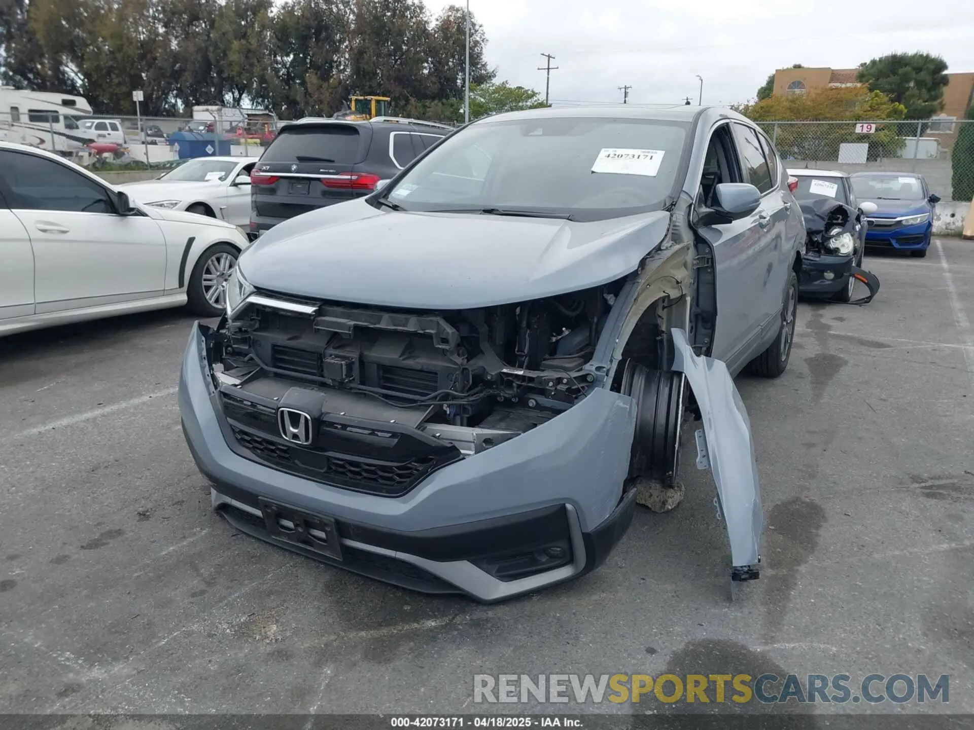 2 Photograph of a damaged car 2HKRW1H51MH411685 HONDA CR-V 2021