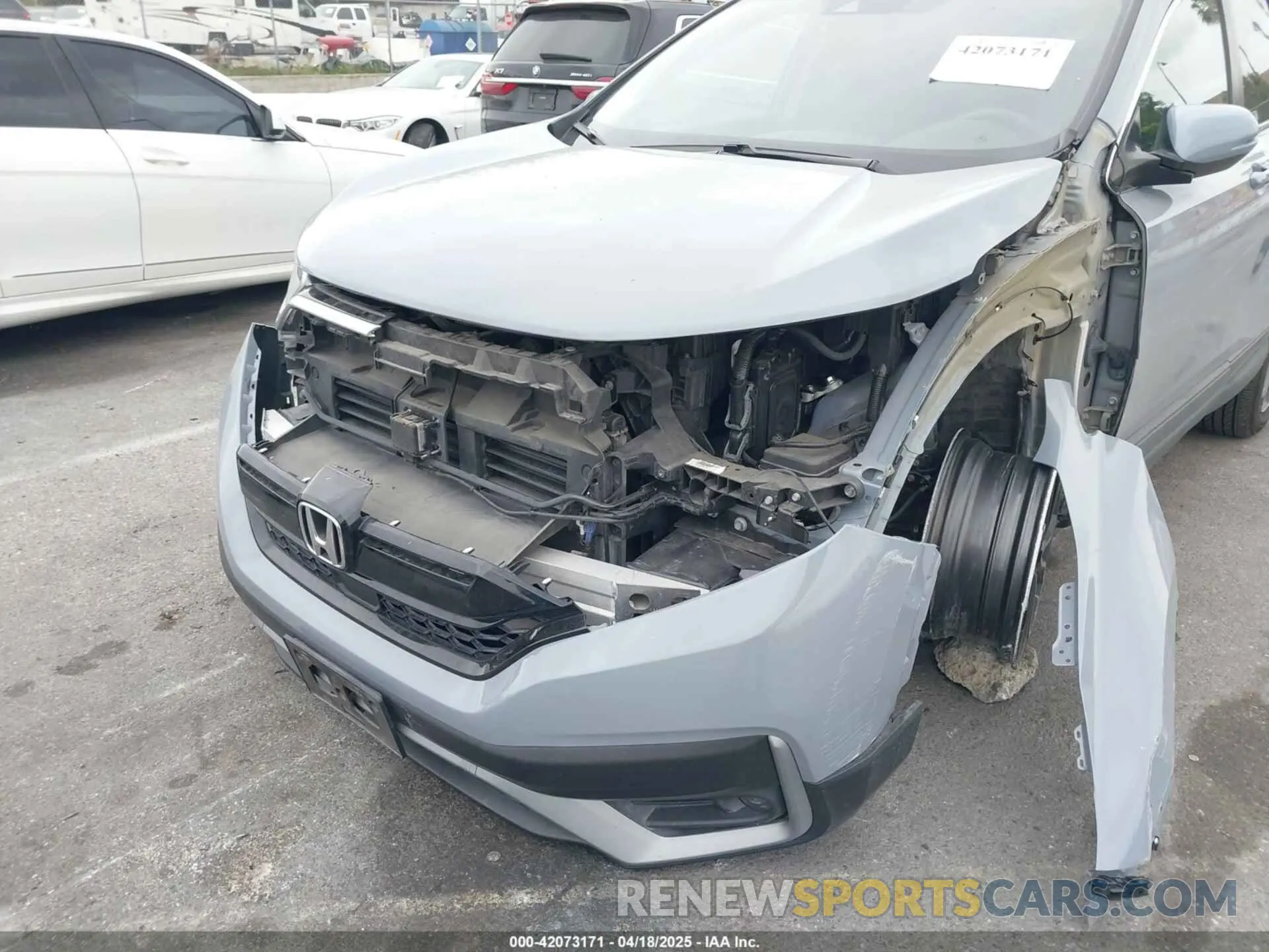 6 Photograph of a damaged car 2HKRW1H51MH411685 HONDA CR-V 2021