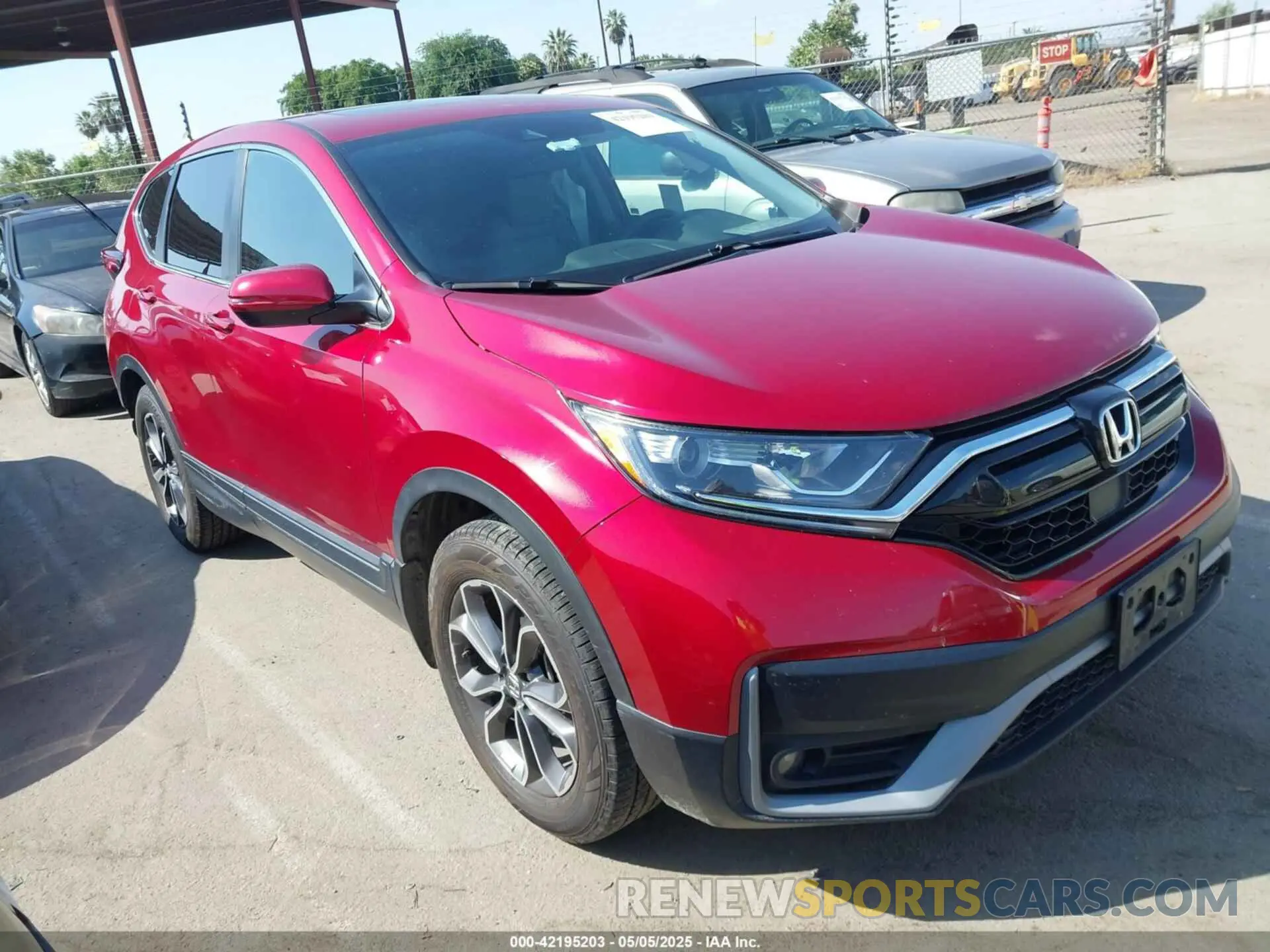 1 Photograph of a damaged car 2HKRW1H51MH413274 HONDA CR-V 2021