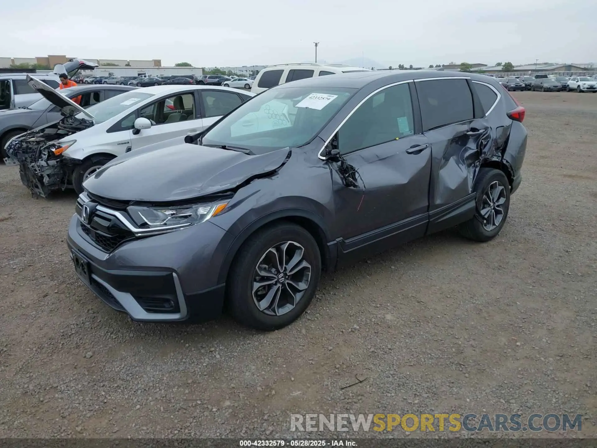 2 Photograph of a damaged car 2HKRW1H52MH402333 HONDA CR-V 2021