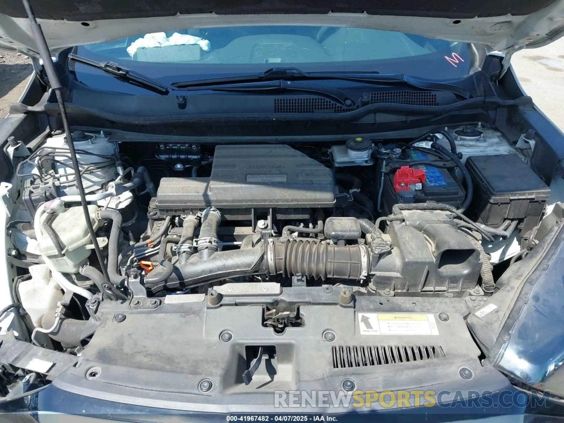 10 Photograph of a damaged car 2HKRW1H52MH405233 HONDA CR-V 2021