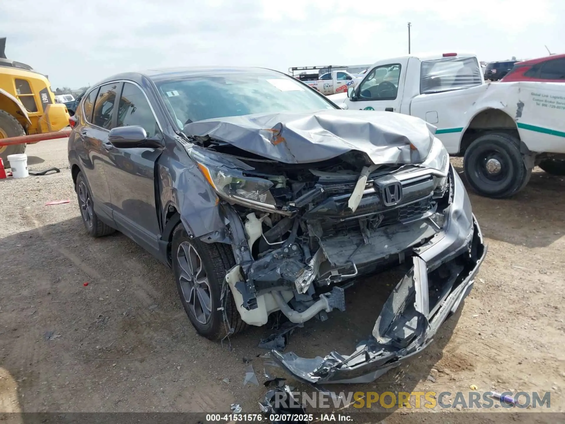 1 Photograph of a damaged car 2HKRW1H52MH423974 HONDA CR-V 2021