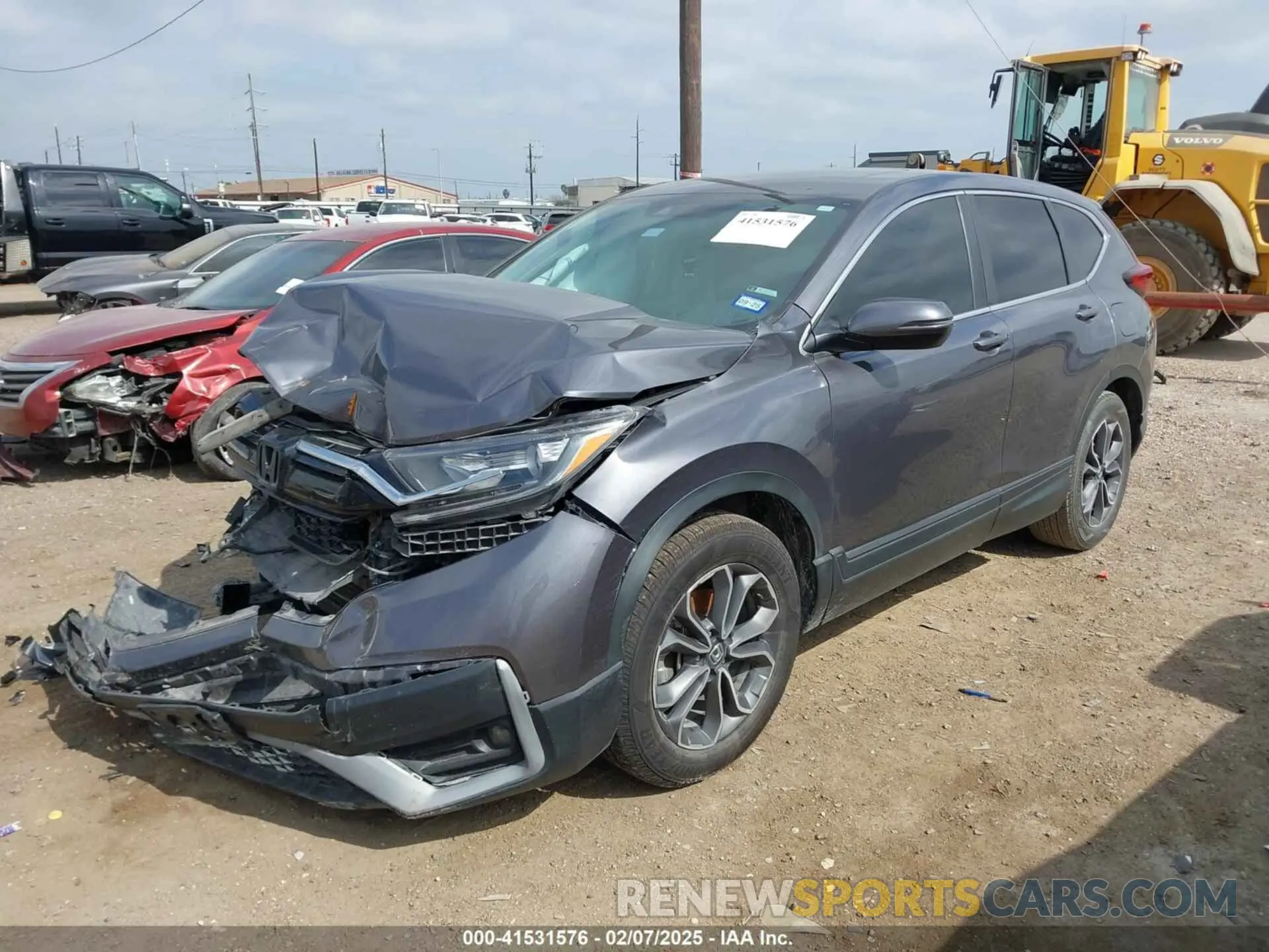 2 Photograph of a damaged car 2HKRW1H52MH423974 HONDA CR-V 2021