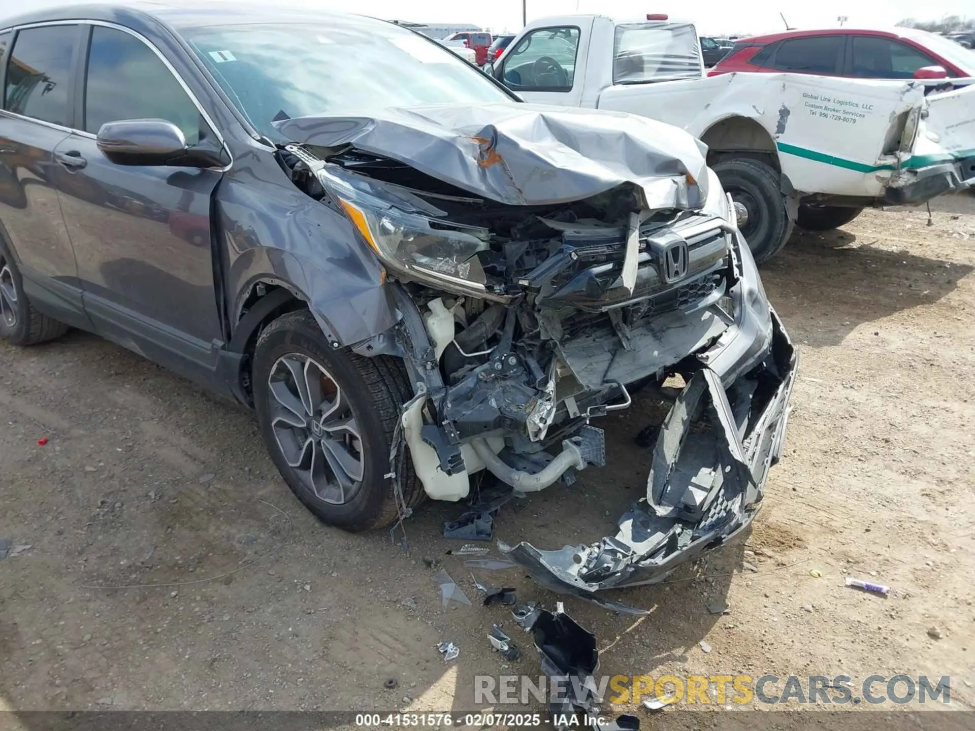 6 Photograph of a damaged car 2HKRW1H52MH423974 HONDA CR-V 2021