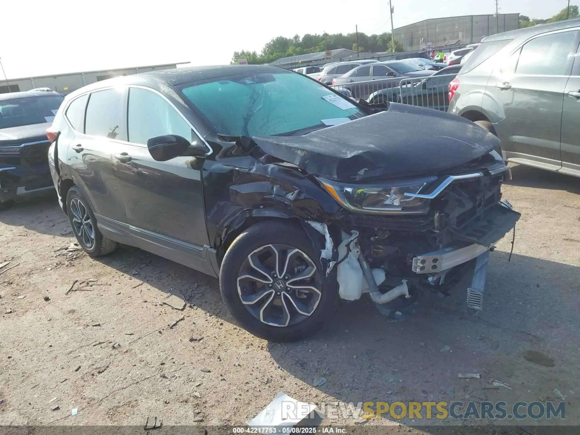 1 Photograph of a damaged car 2HKRW1H55MH416405 HONDA CR-V 2021