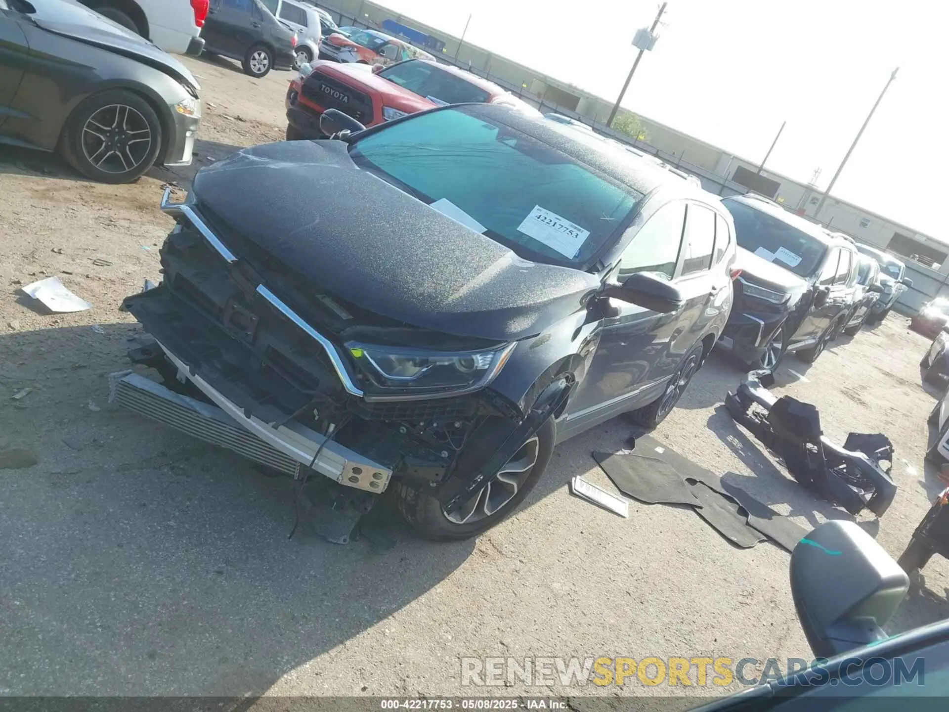 2 Photograph of a damaged car 2HKRW1H55MH416405 HONDA CR-V 2021