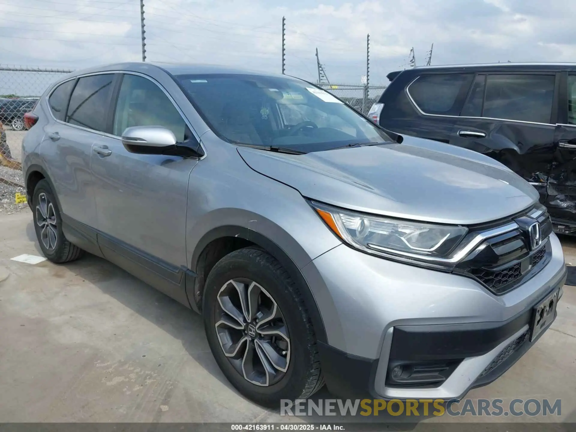 1 Photograph of a damaged car 2HKRW1H57MH427499 HONDA CR-V 2021