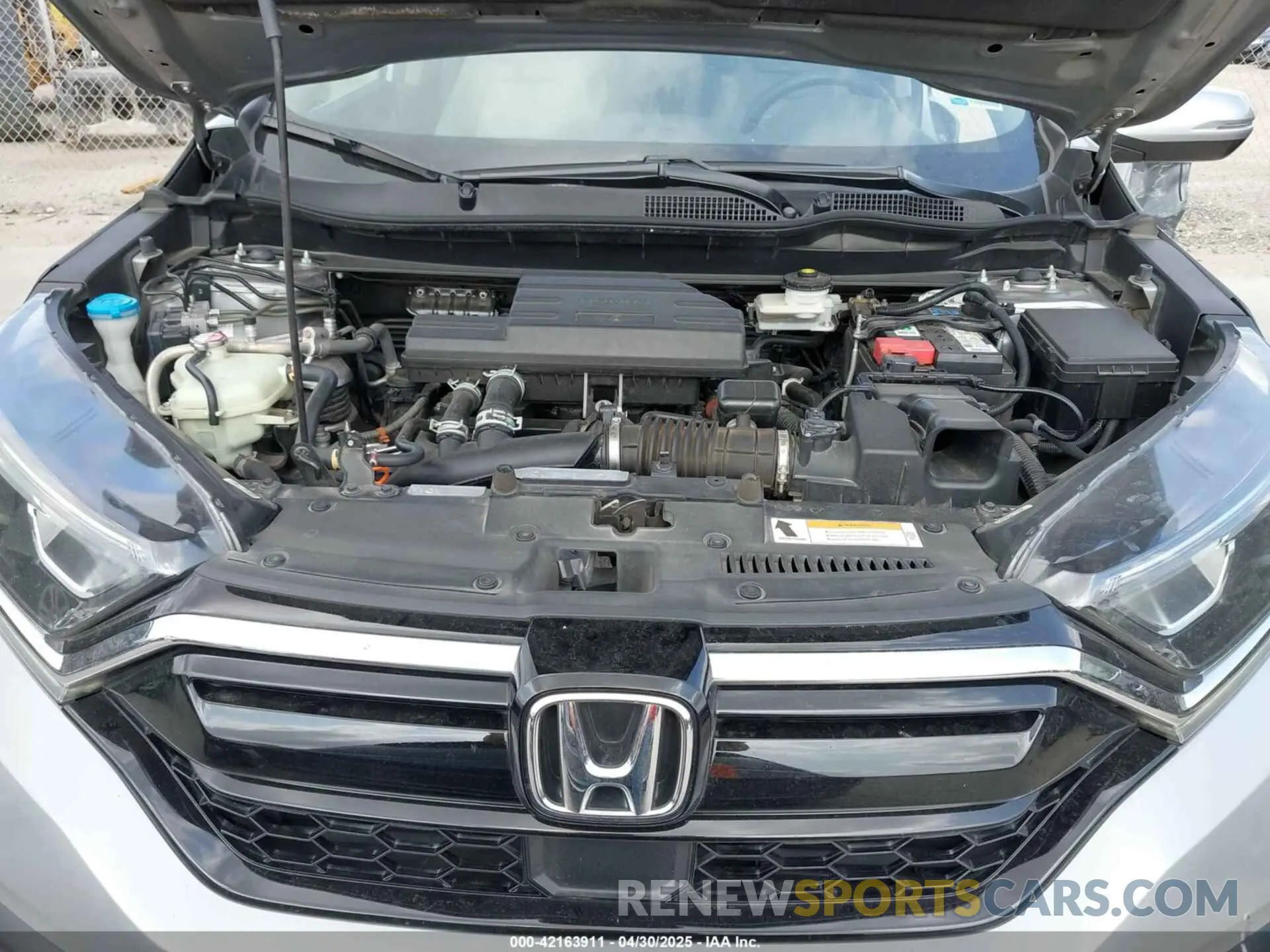 10 Photograph of a damaged car 2HKRW1H57MH427499 HONDA CR-V 2021