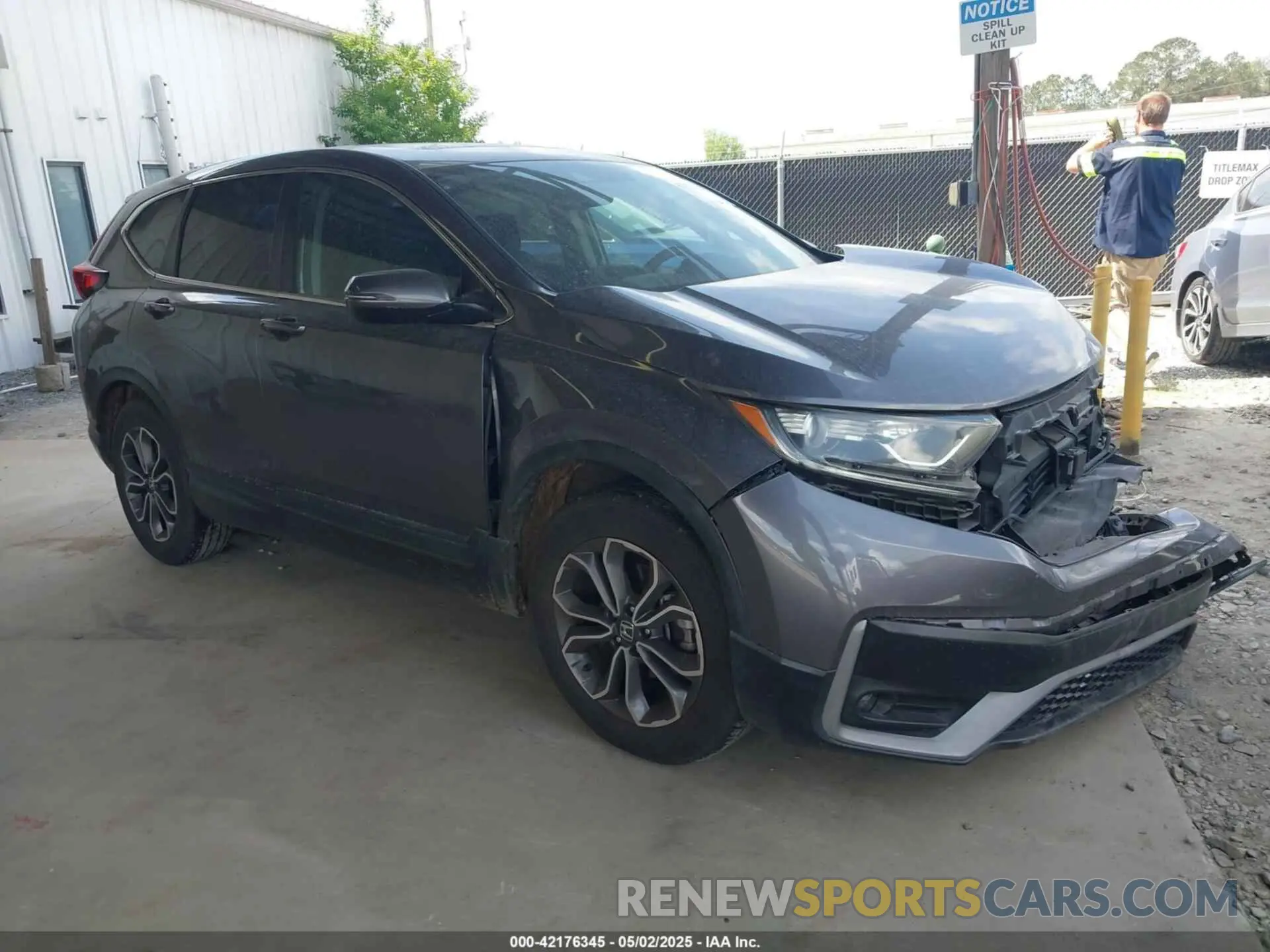 1 Photograph of a damaged car 2HKRW1H58MH426085 HONDA CR-V 2021