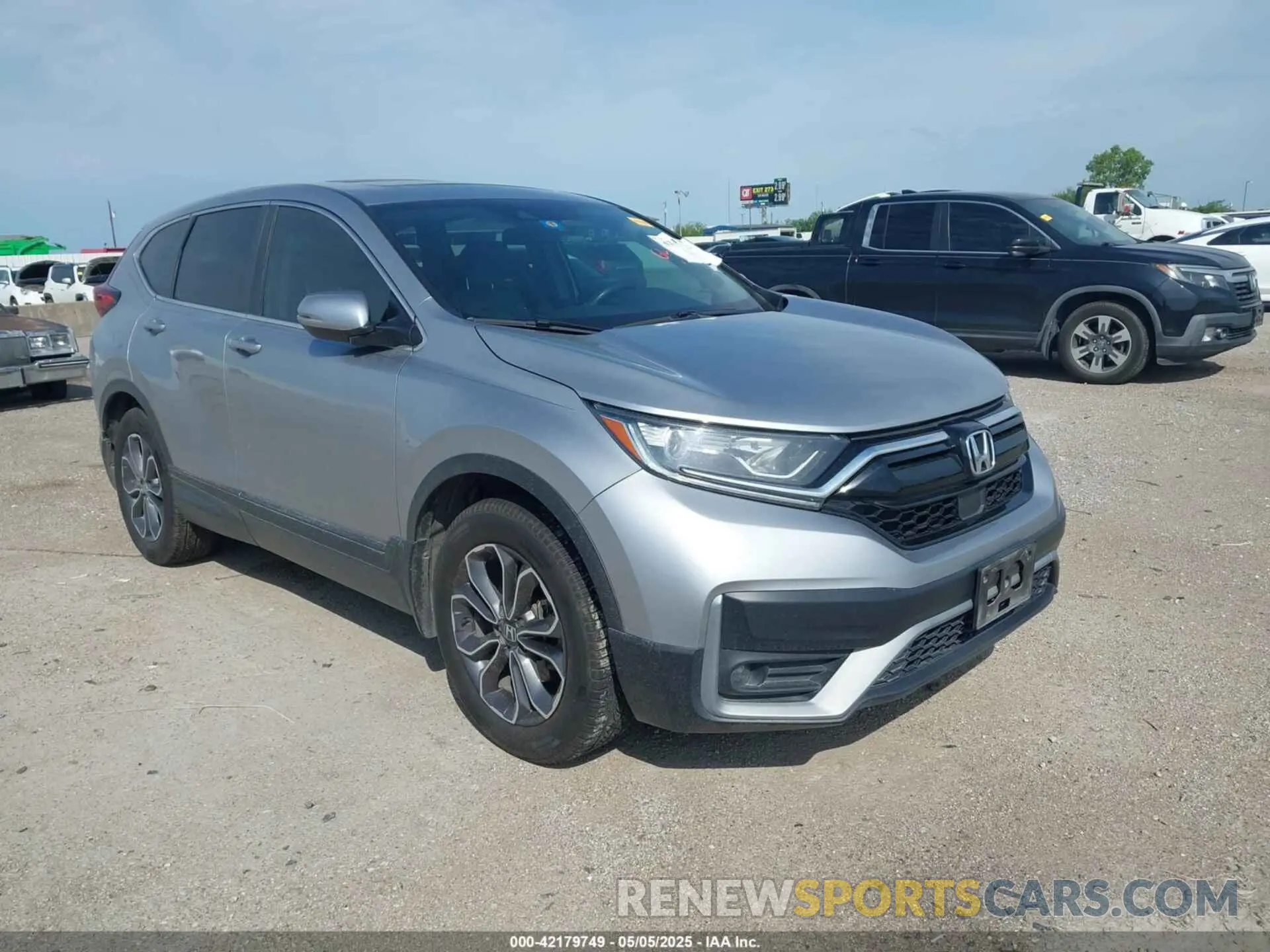 1 Photograph of a damaged car 2HKRW1H59MH405410 HONDA CR-V 2021