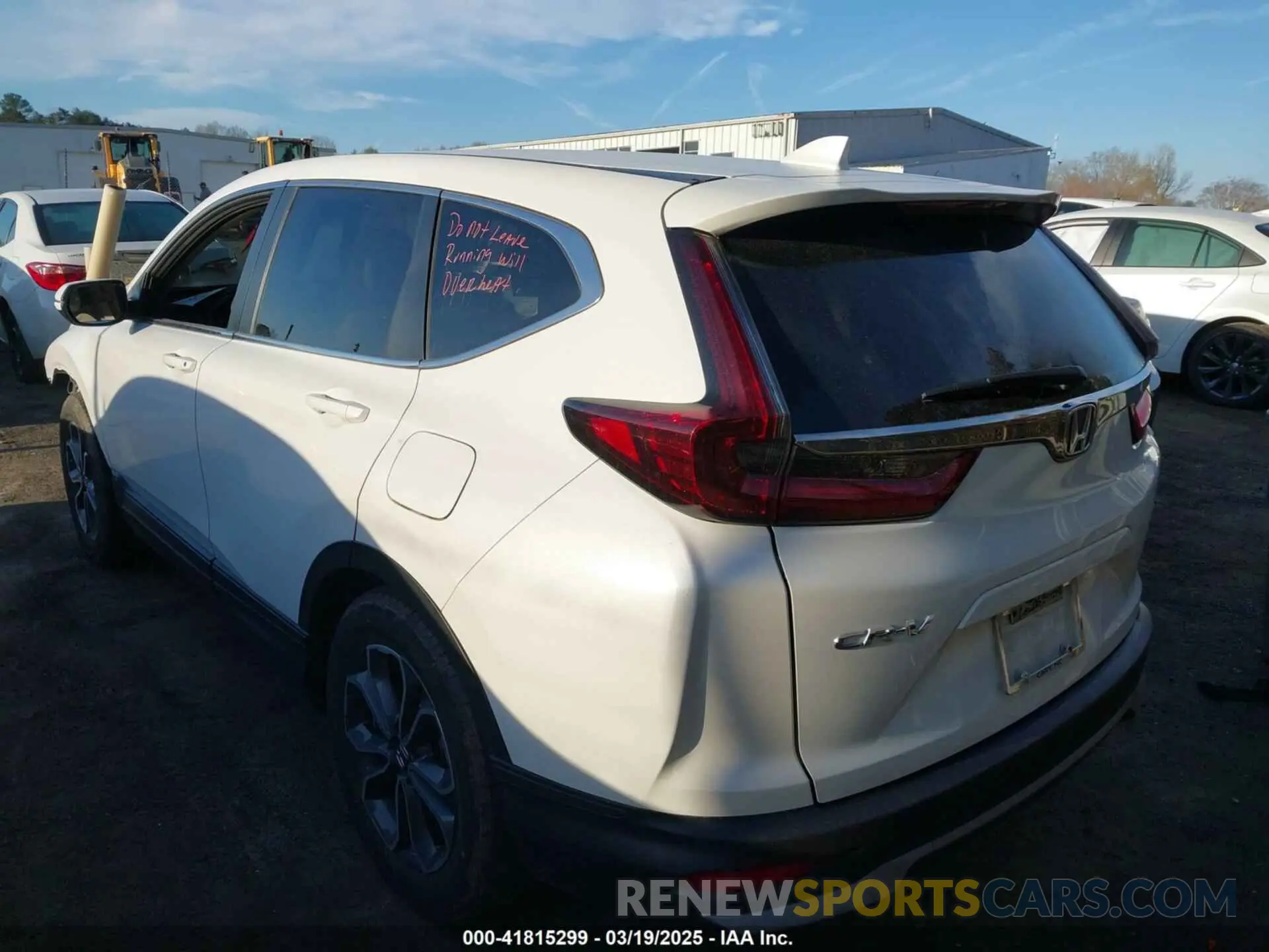 3 Photograph of a damaged car 2HKRW1H5XMH402791 HONDA CR-V 2021