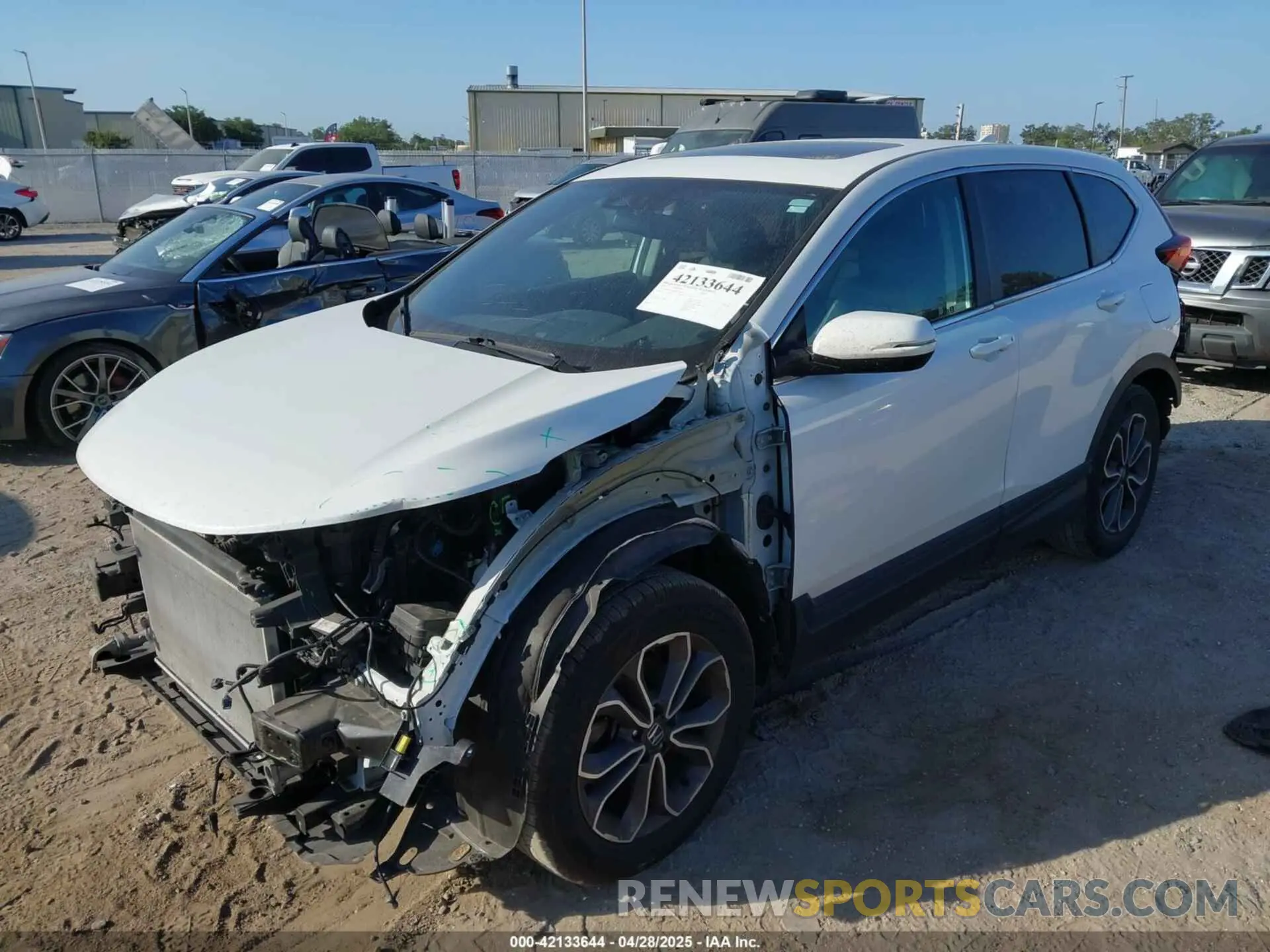 2 Photograph of a damaged car 2HKRW1H81MH401068 HONDA CR-V 2021