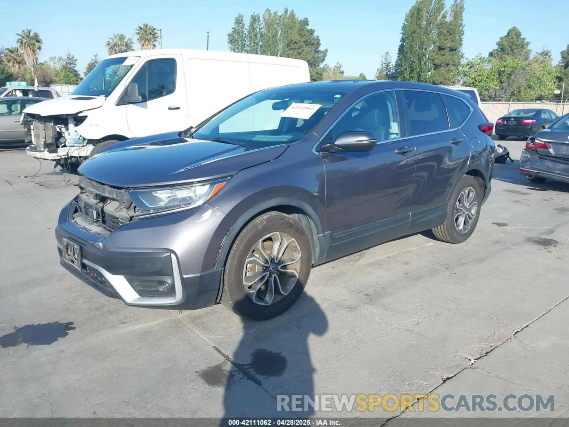 2 Photograph of a damaged car 2HKRW1H82MH420261 HONDA CR-V 2021