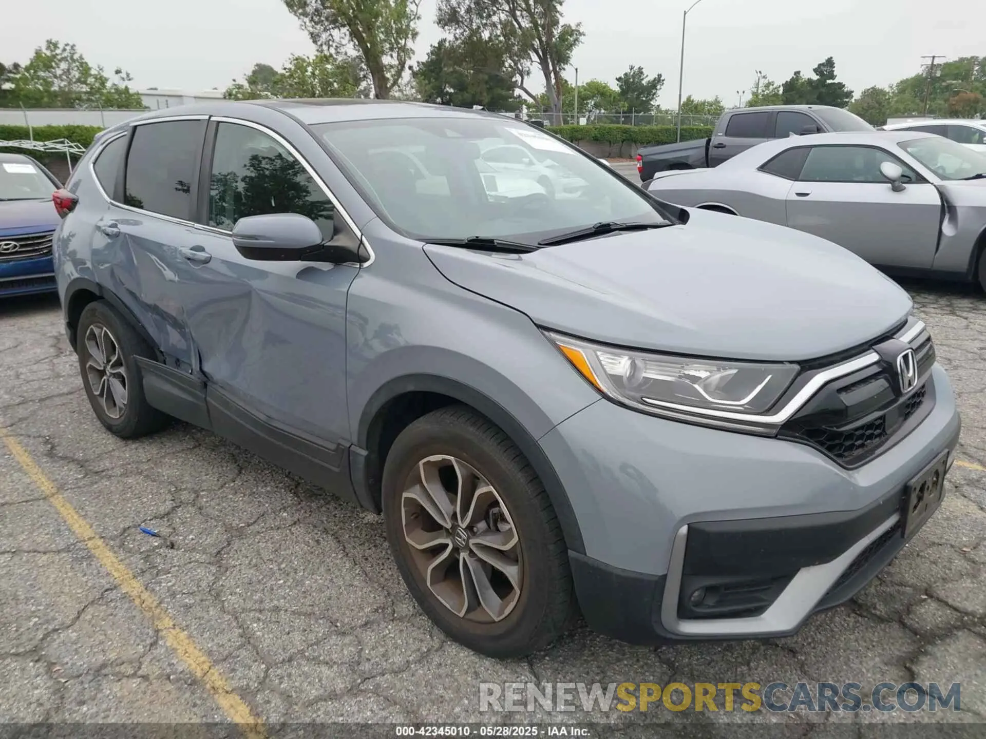 1 Photograph of a damaged car 2HKRW1H82MH422852 HONDA CR-V 2021
