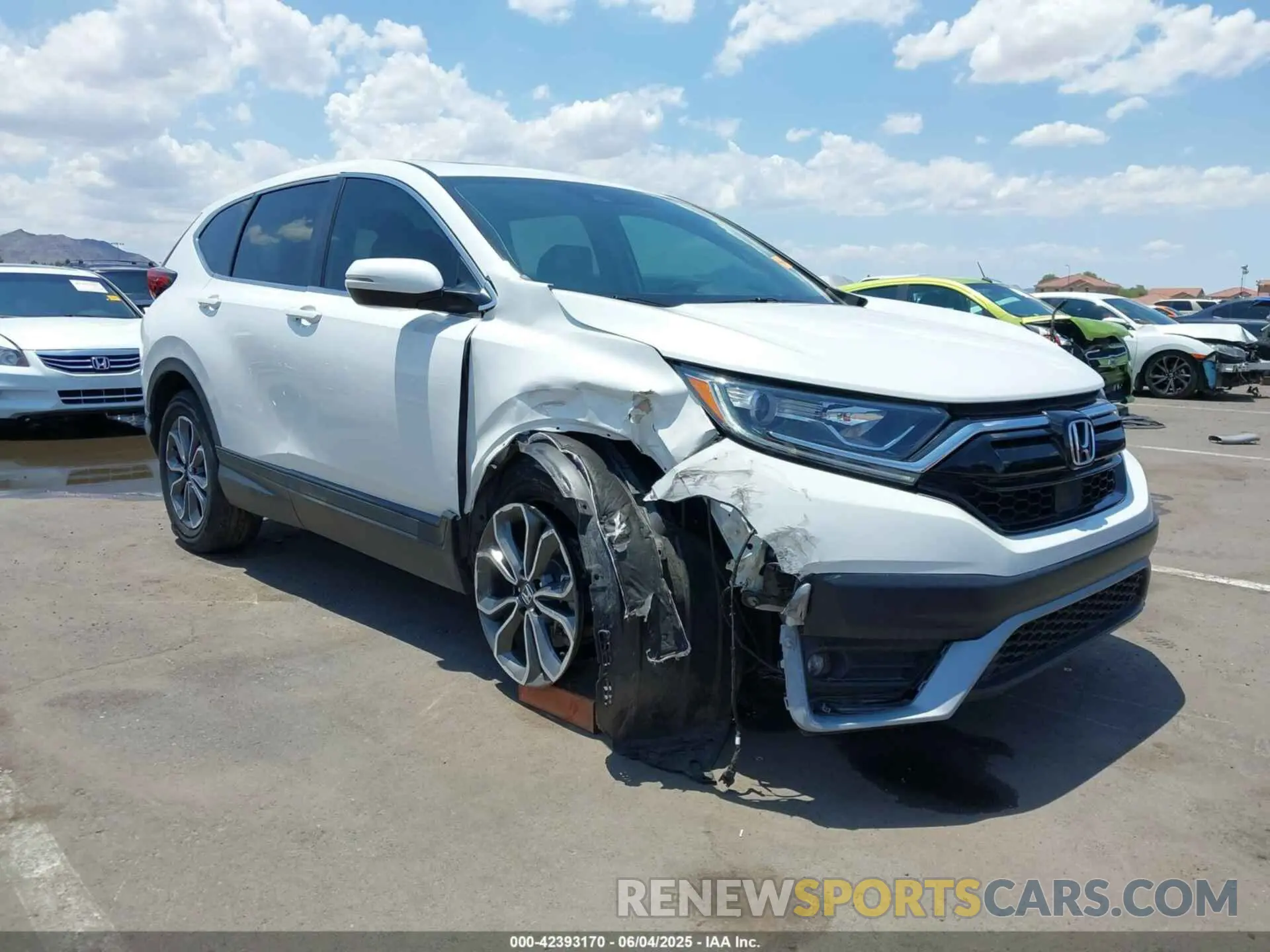 1 Photograph of a damaged car 2HKRW1H85MH414390 HONDA CR-V 2021
