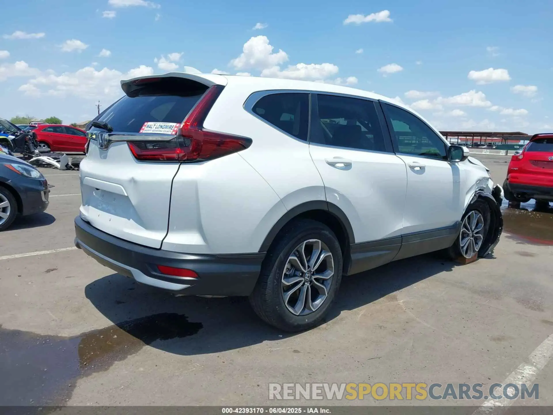 4 Photograph of a damaged car 2HKRW1H85MH414390 HONDA CR-V 2021
