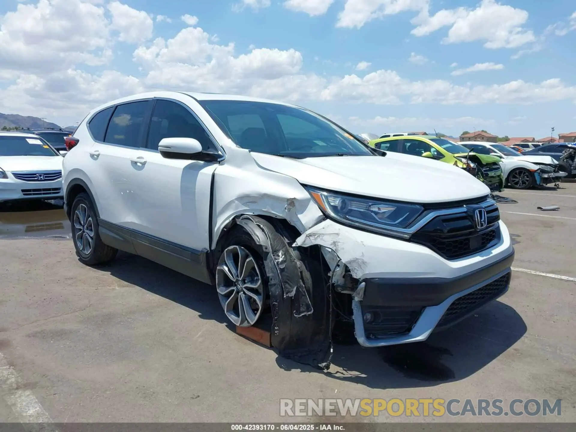 6 Photograph of a damaged car 2HKRW1H85MH414390 HONDA CR-V 2021