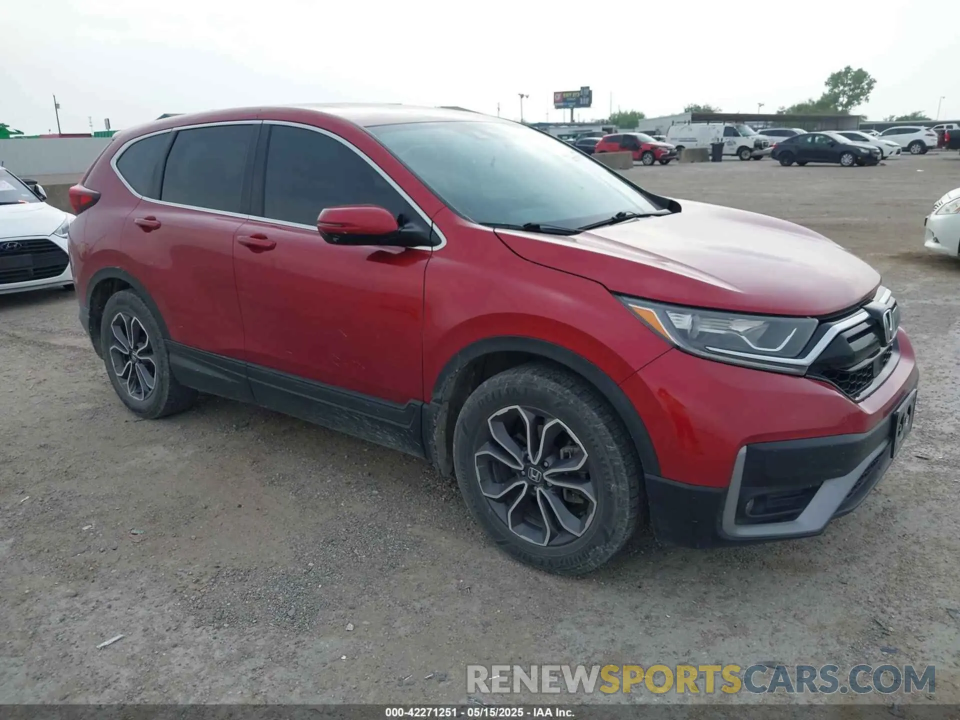 1 Photograph of a damaged car 2HKRW1H87MH421583 HONDA CR-V 2021