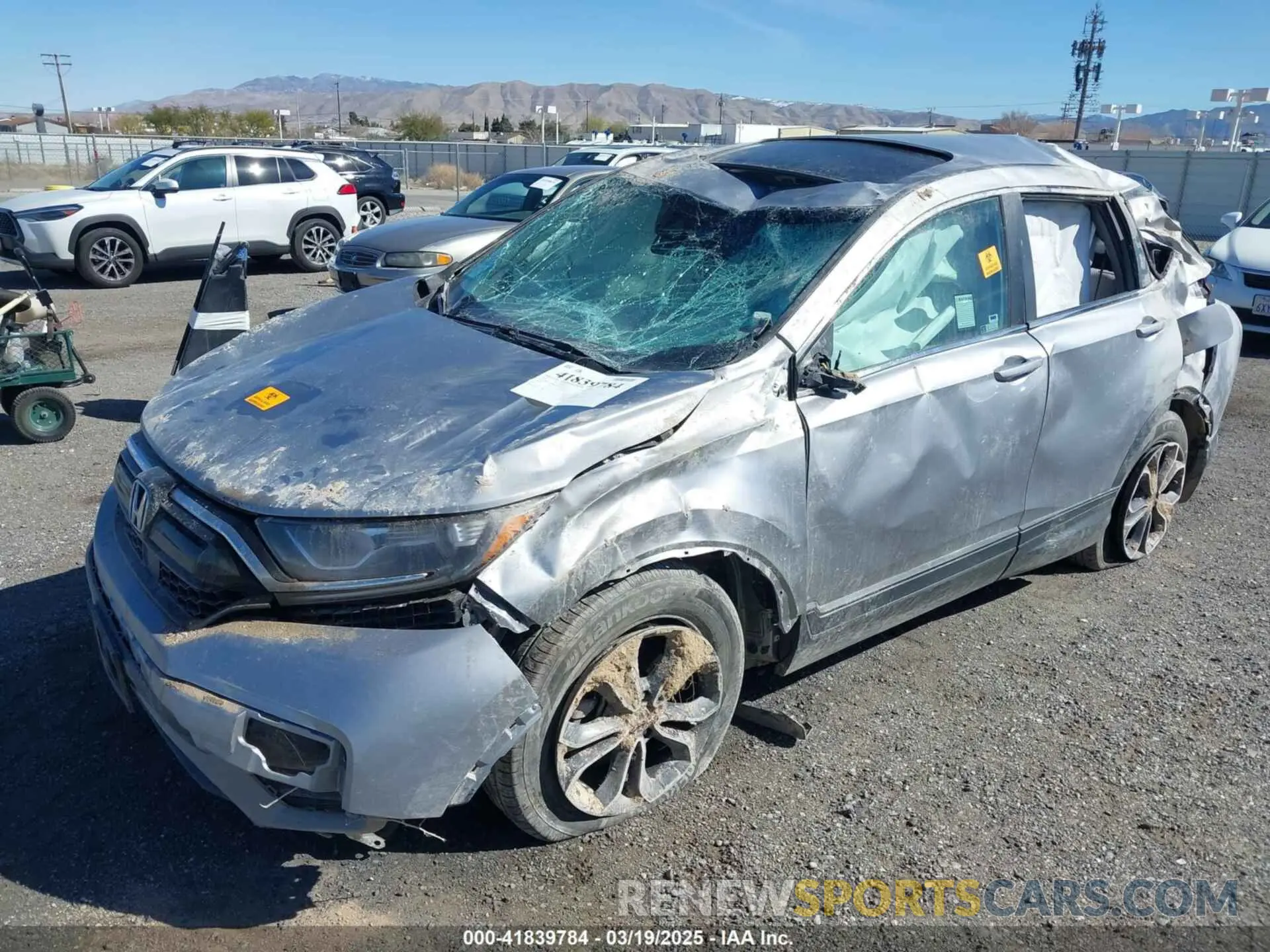 2 Photograph of a damaged car 2HKRW1H88MH408437 HONDA CR-V 2021