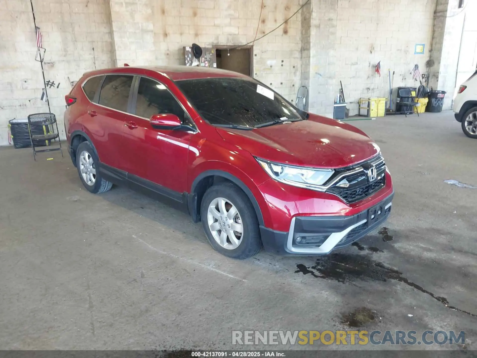 1 Photograph of a damaged car 2HKRW1H89MH423688 HONDA CR-V 2021