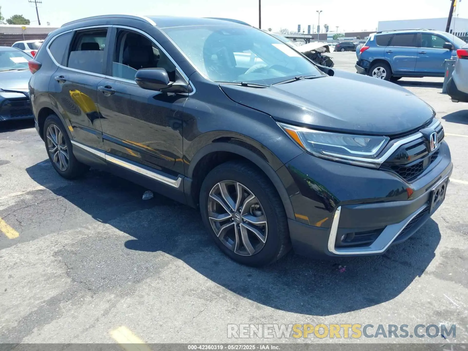 1 Photograph of a damaged car 2HKRW1H92MH409236 HONDA CR-V 2021