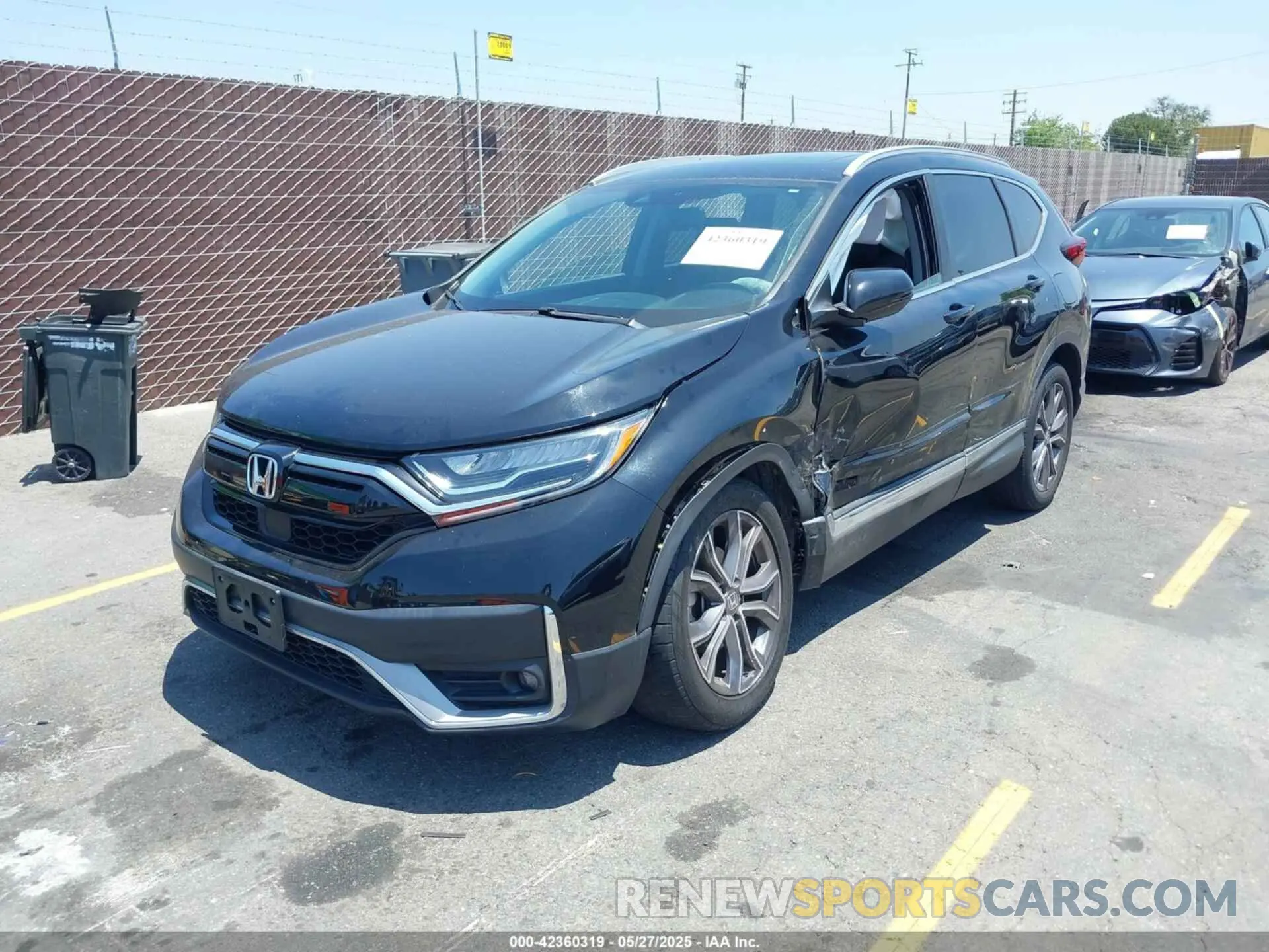 2 Photograph of a damaged car 2HKRW1H92MH409236 HONDA CR-V 2021