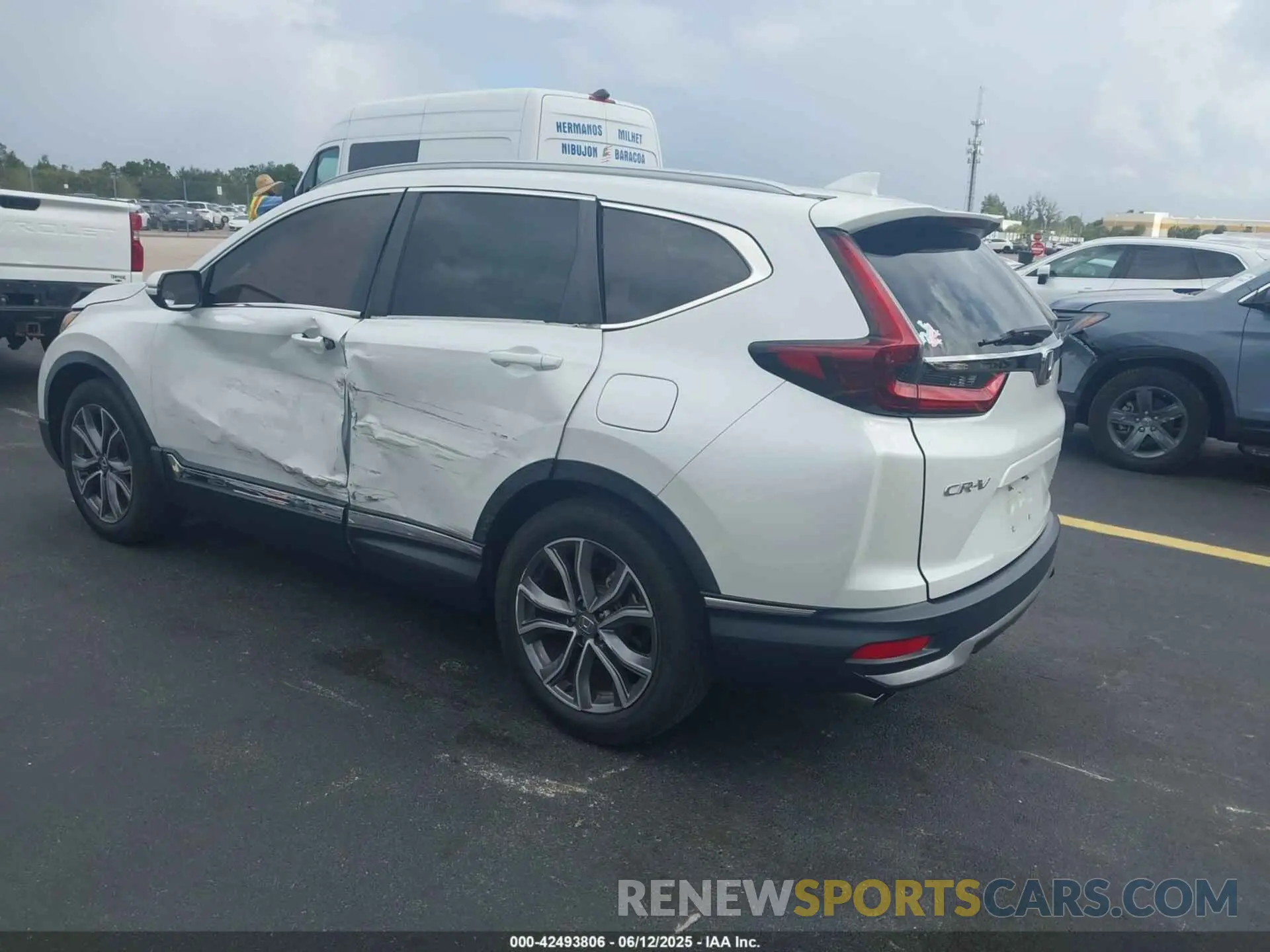 3 Photograph of a damaged car 2HKRW1H92MH410113 HONDA CR-V 2021