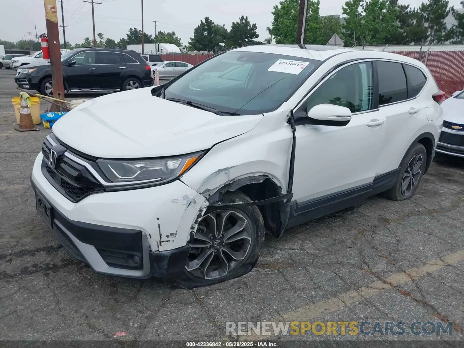 2 Photograph of a damaged car 2HKRW2H50MH656807 HONDA CR-V 2021