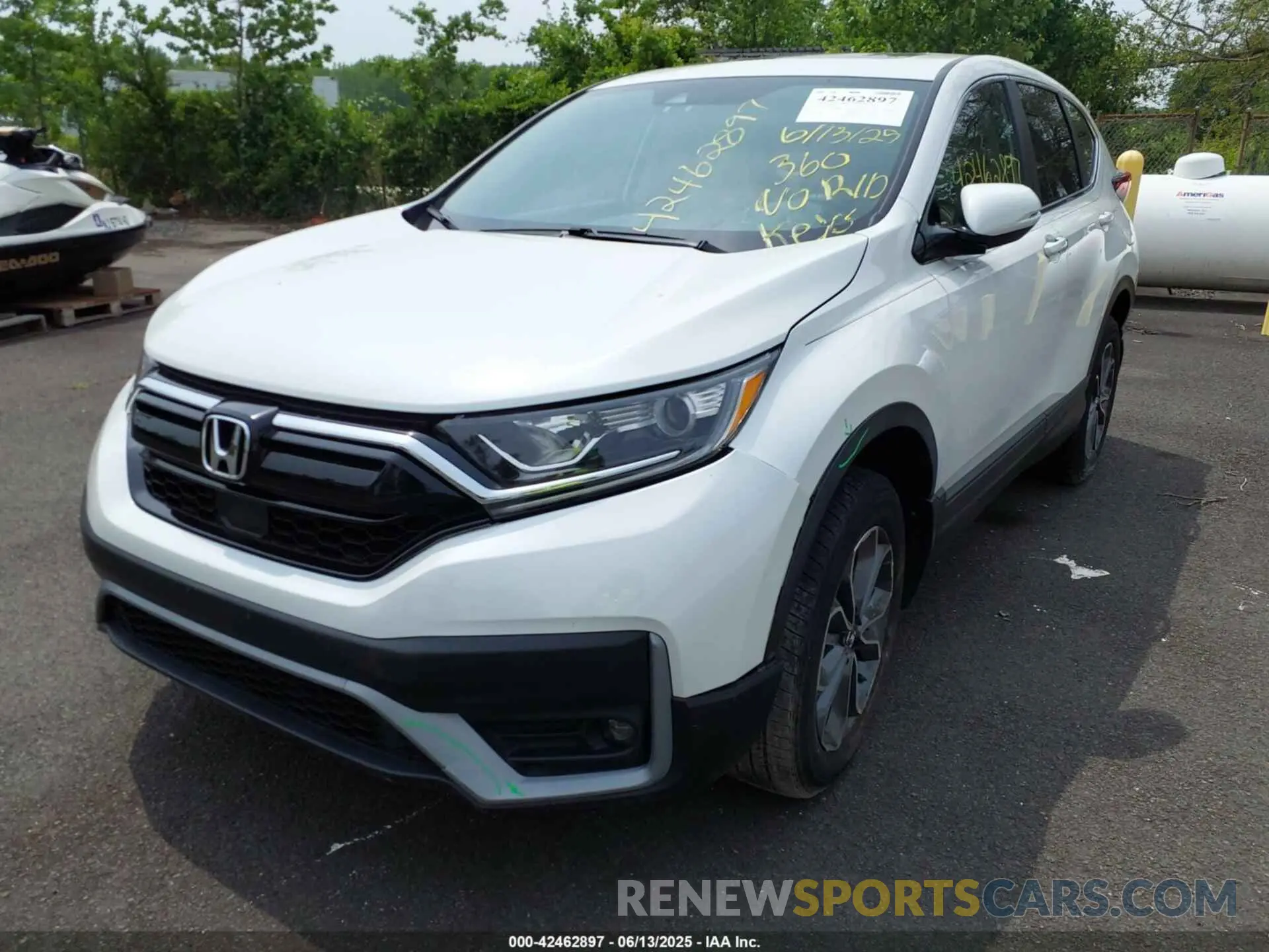 2 Photograph of a damaged car 2HKRW2H53MH645378 HONDA CR-V 2021