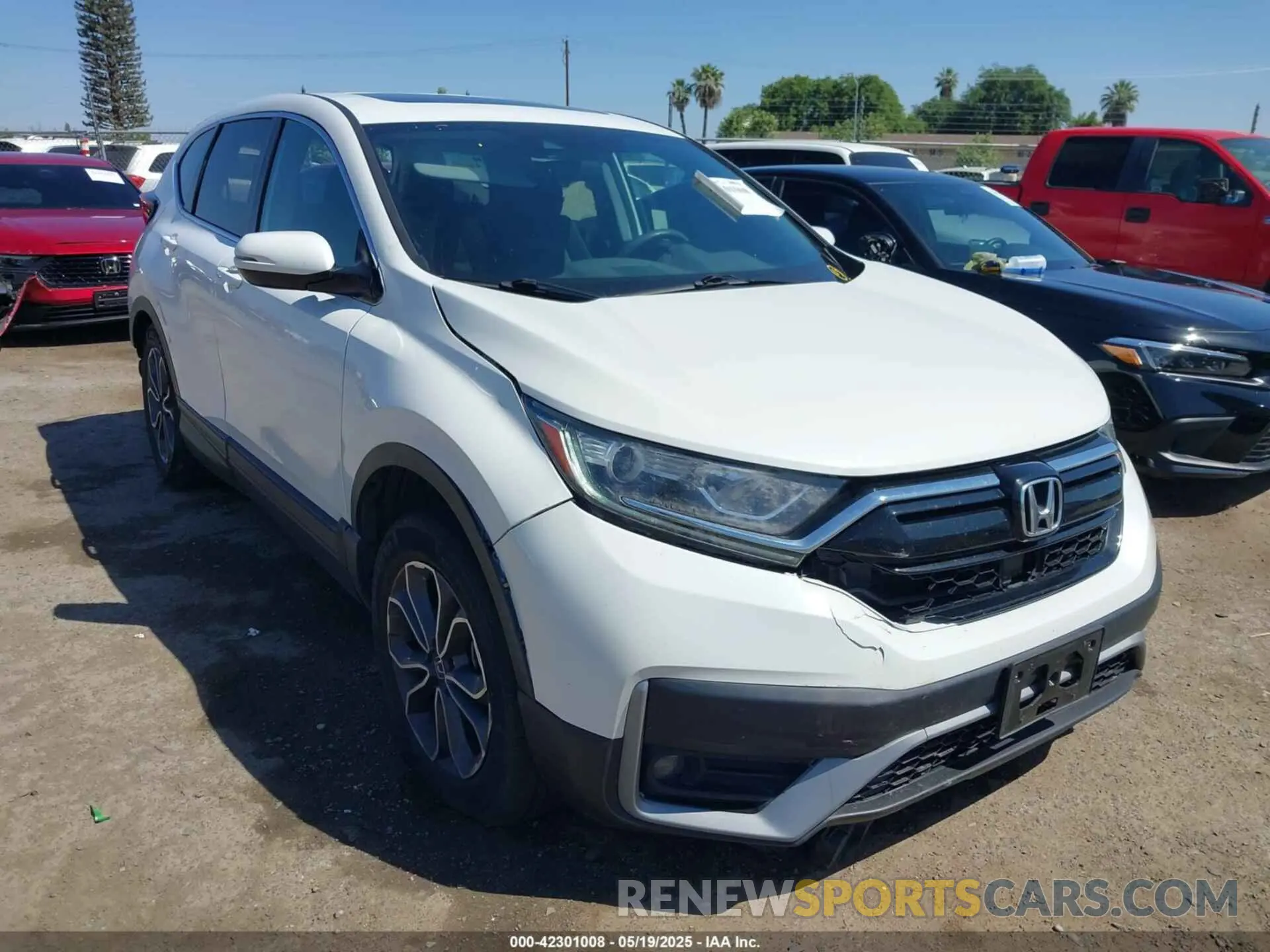 1 Photograph of a damaged car 2HKRW2H53MH649429 HONDA CR-V 2021