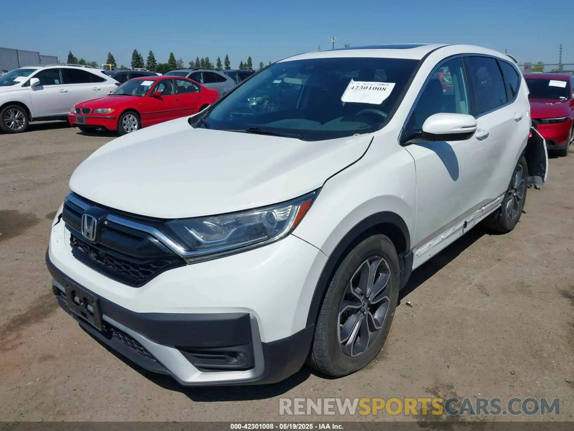 2 Photograph of a damaged car 2HKRW2H53MH649429 HONDA CR-V 2021