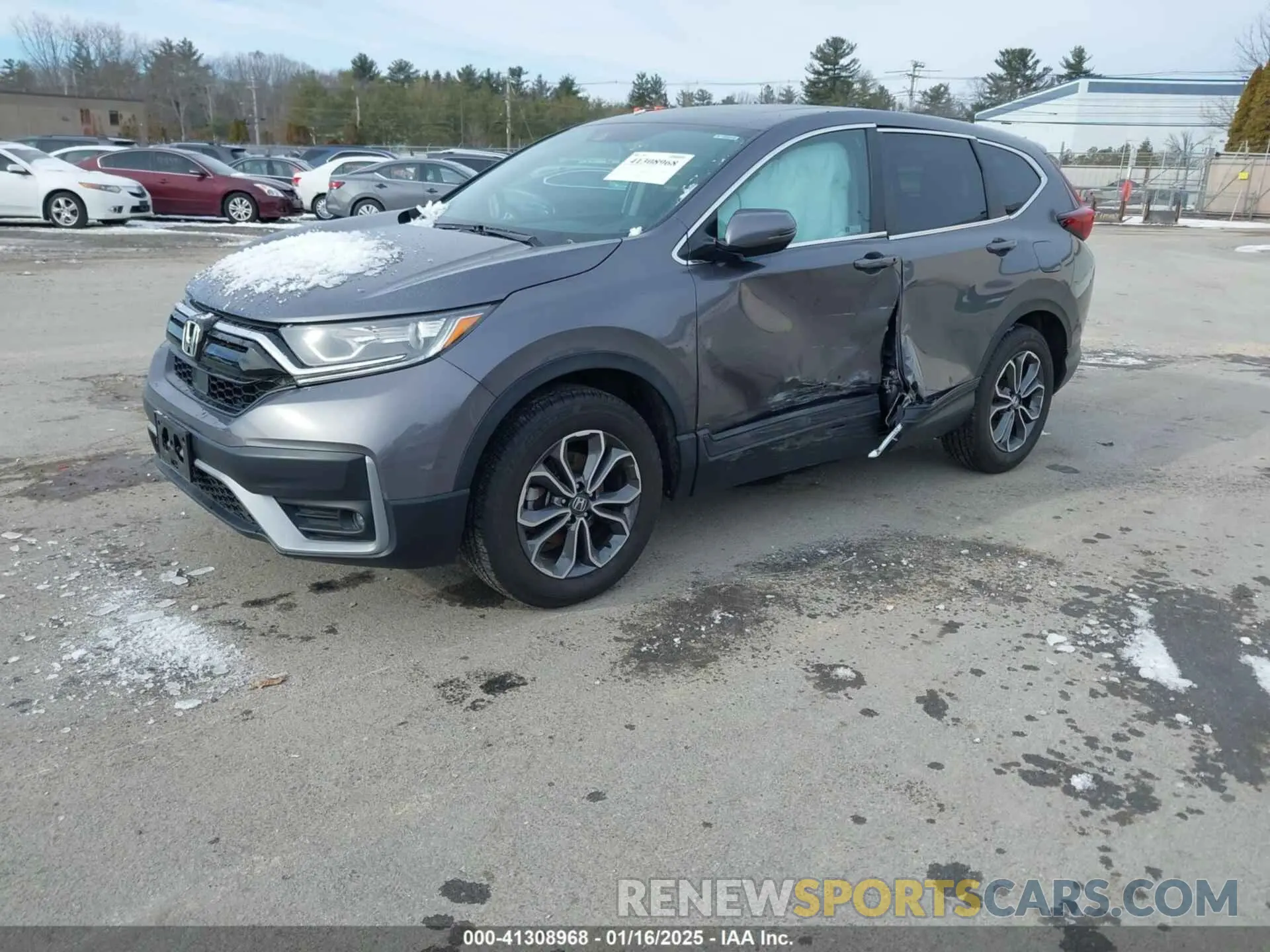 2 Photograph of a damaged car 2HKRW2H53MH675965 HONDA CR-V 2021
