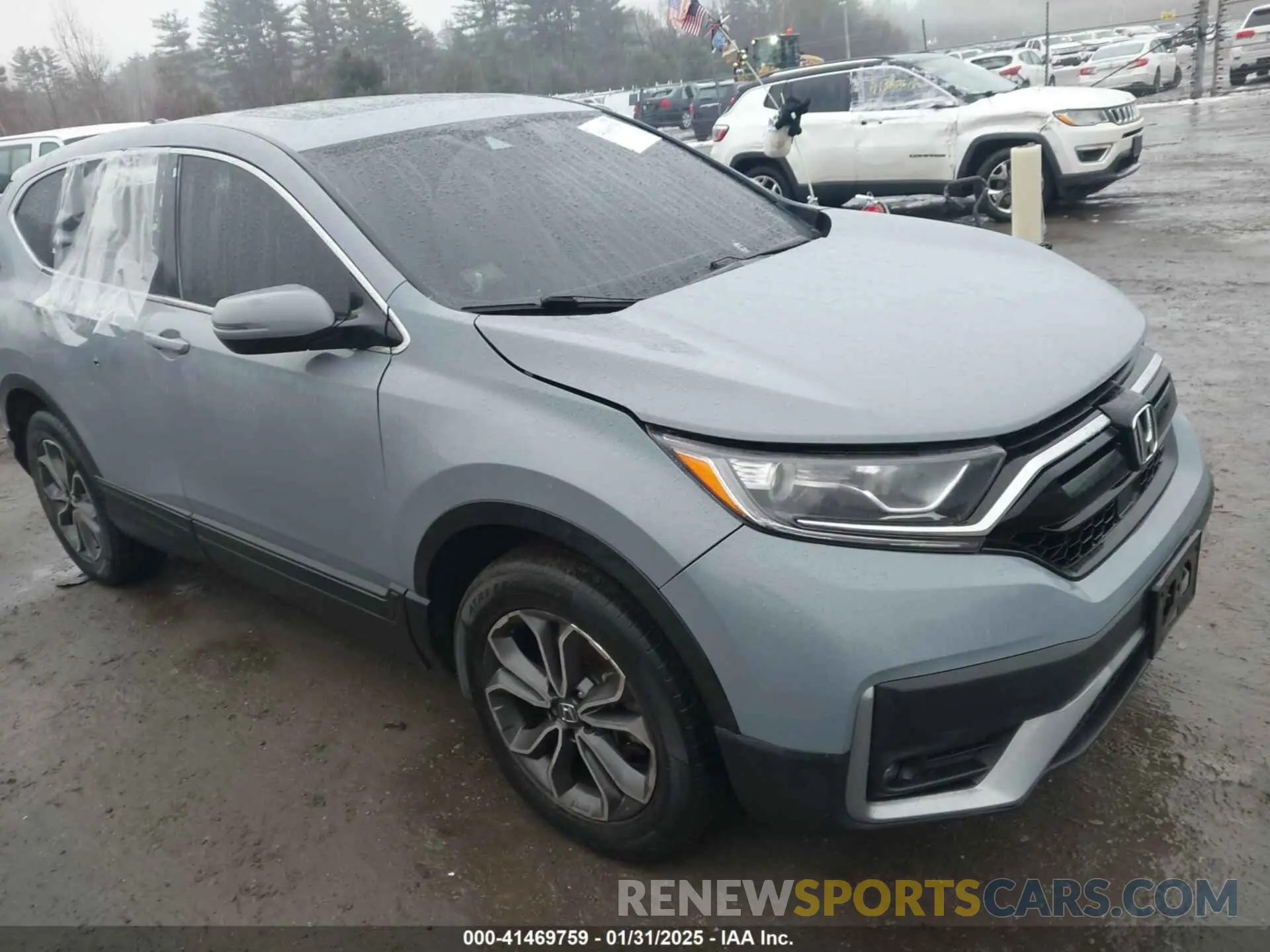 1 Photograph of a damaged car 2HKRW2H54MH607156 HONDA CR-V 2021