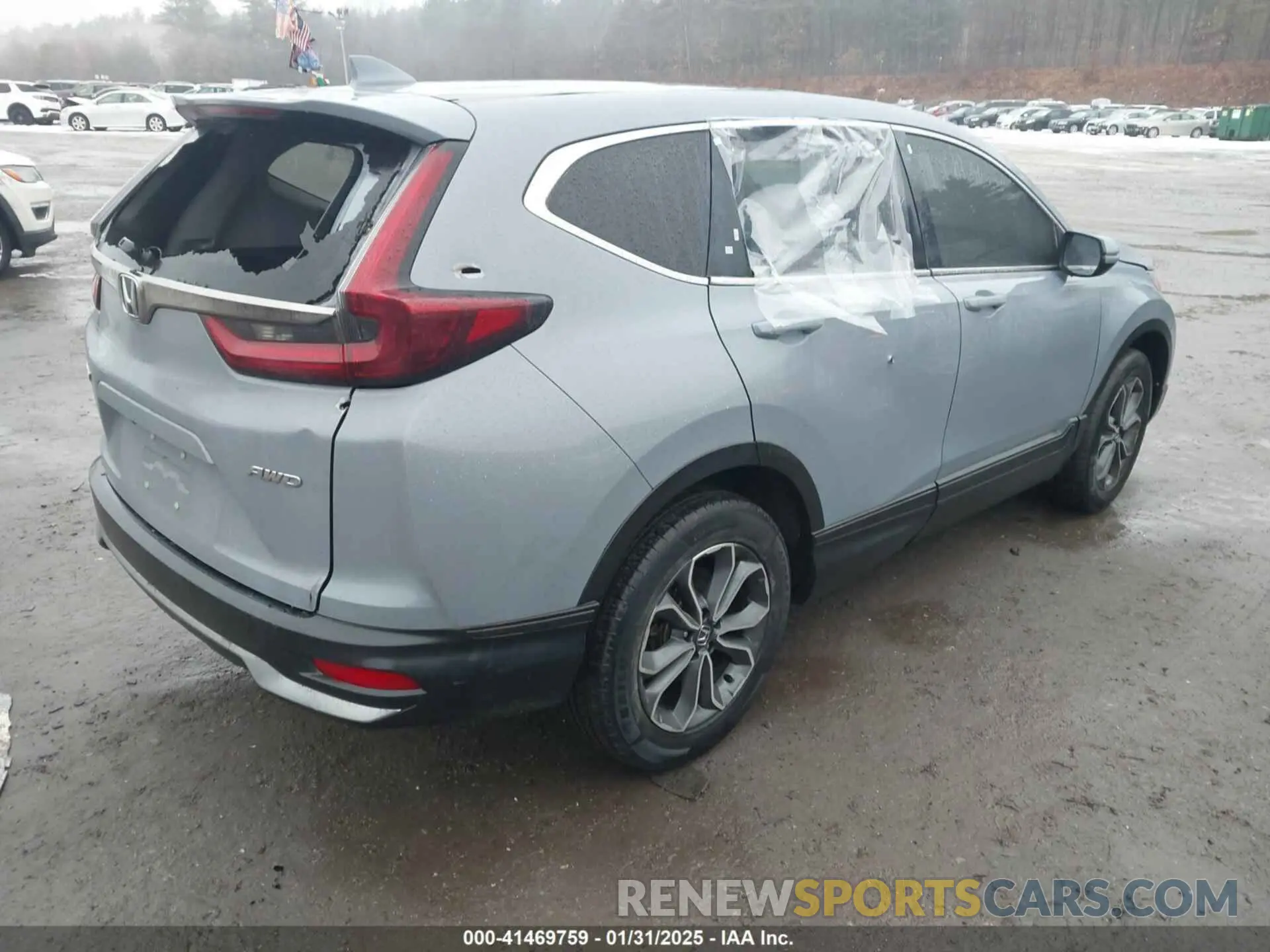 4 Photograph of a damaged car 2HKRW2H54MH607156 HONDA CR-V 2021