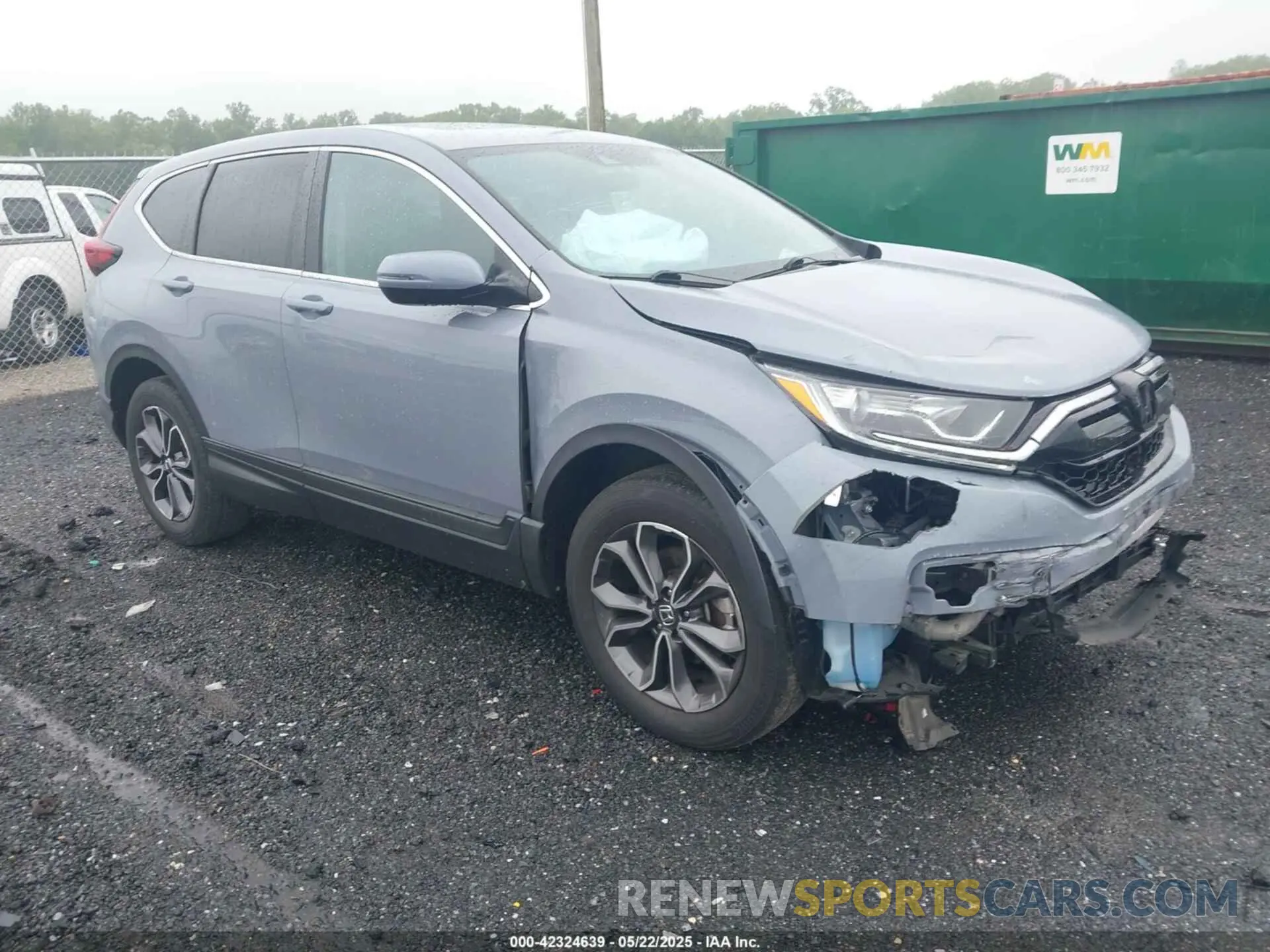 1 Photograph of a damaged car 2HKRW2H54MH625401 HONDA CR-V 2021